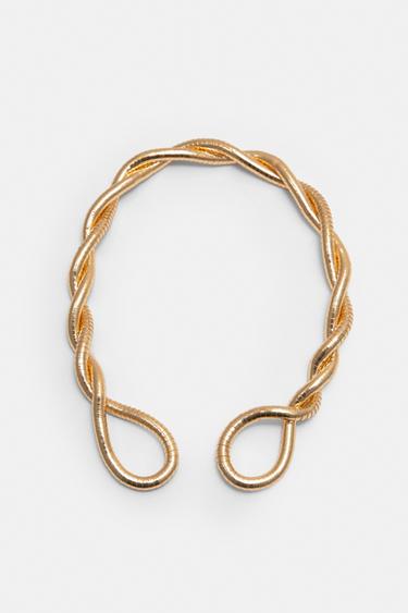 Metallic necklace — Gold 4