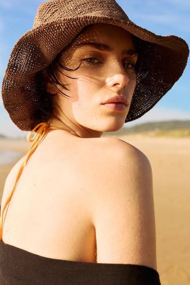 Braided hat — Brown 2