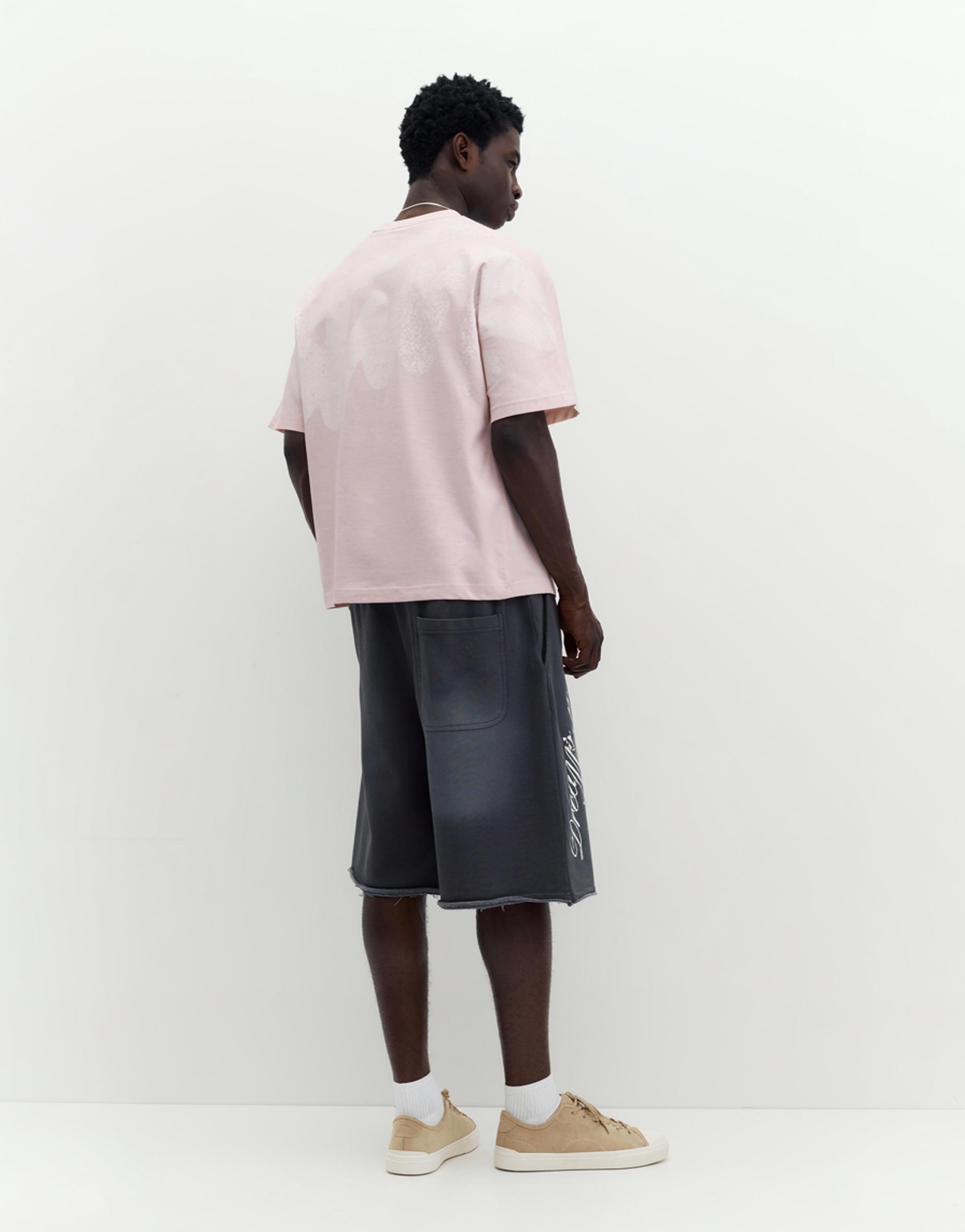 STWD graffiti logo T-shirt — Pink