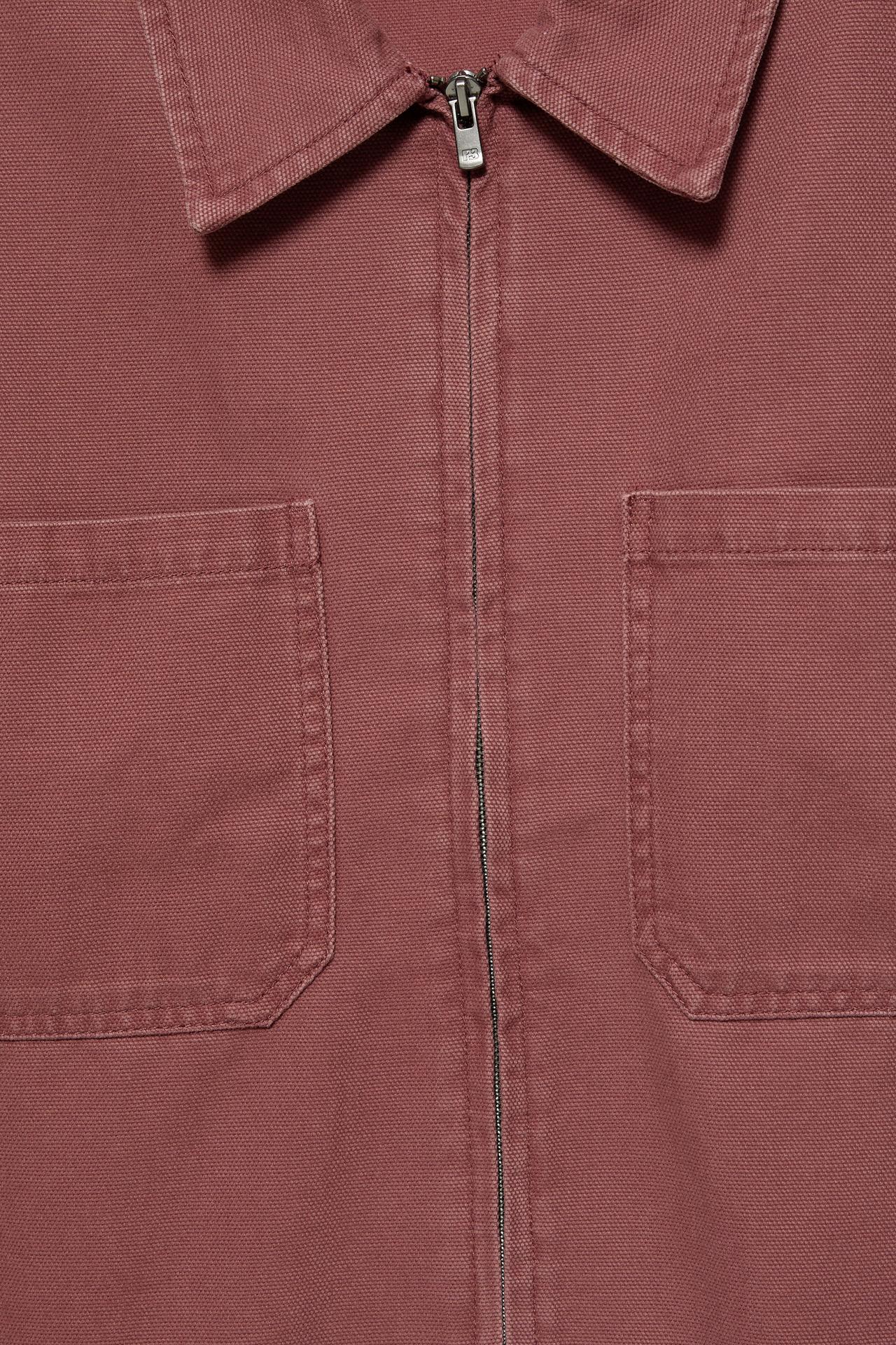 Zip overshirt — Red