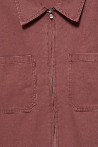 Zip overshirt — Red 7