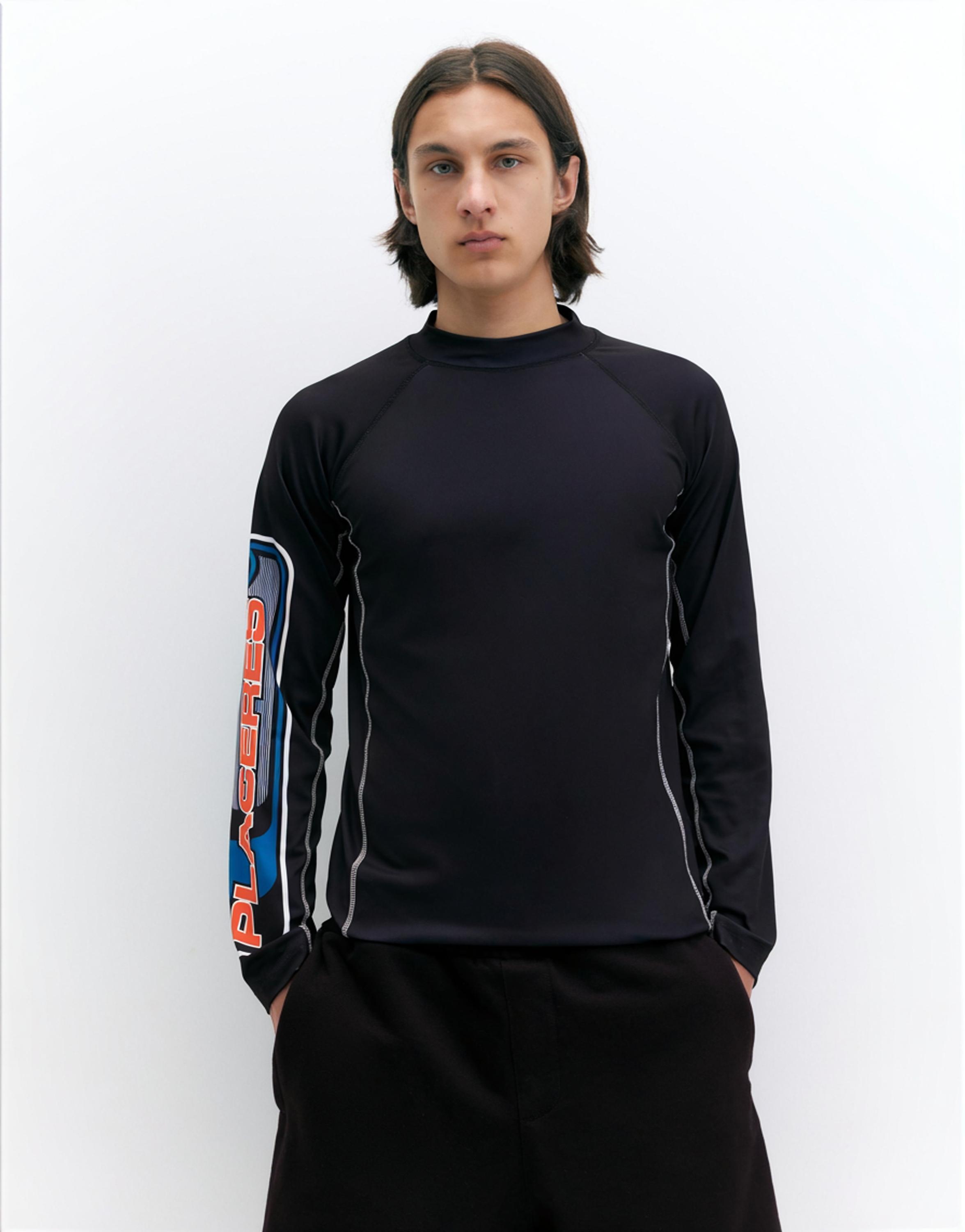 Pleasures x STWD high neck T-shirt — Black