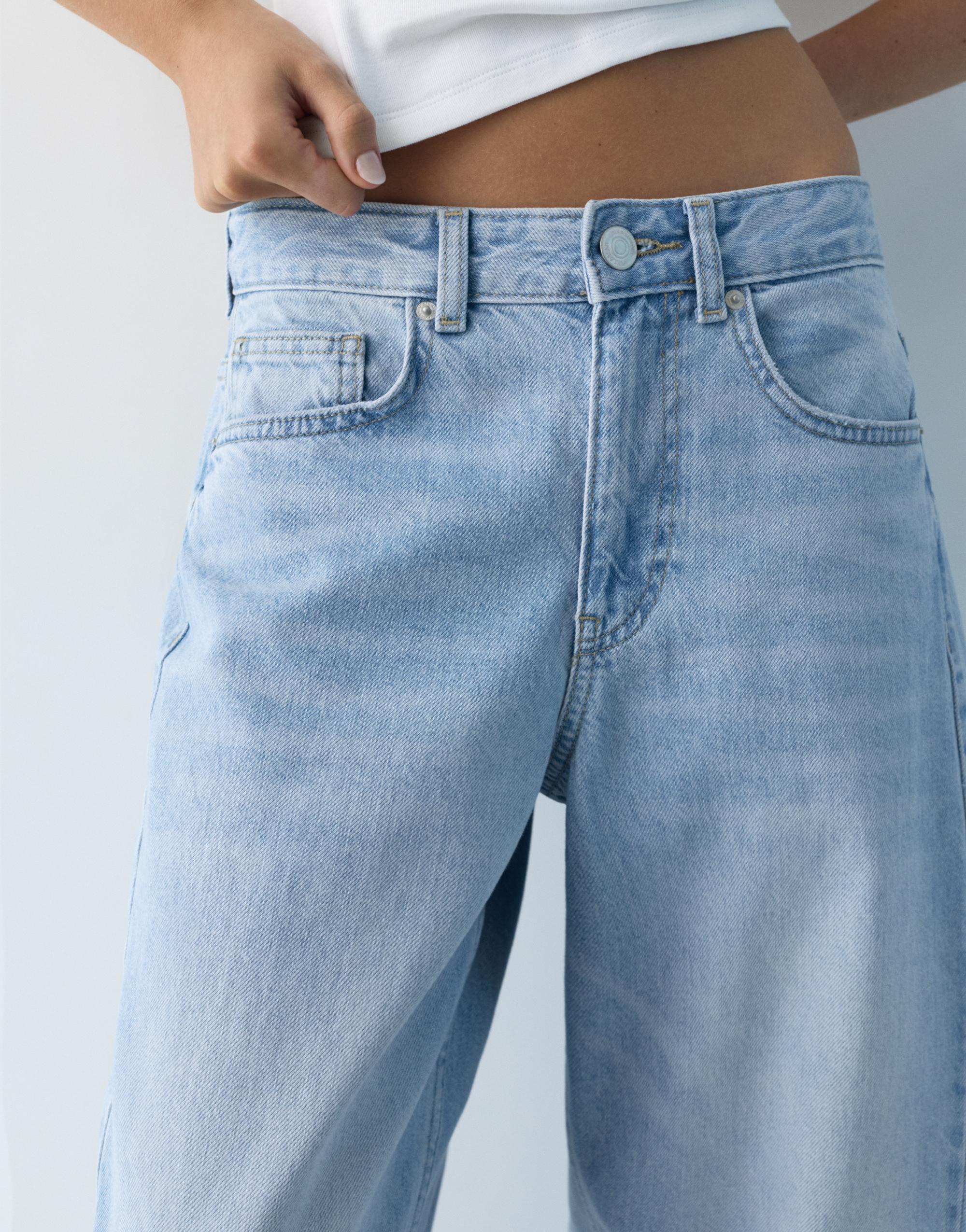Düşük bel barrel jean - Görsel 91