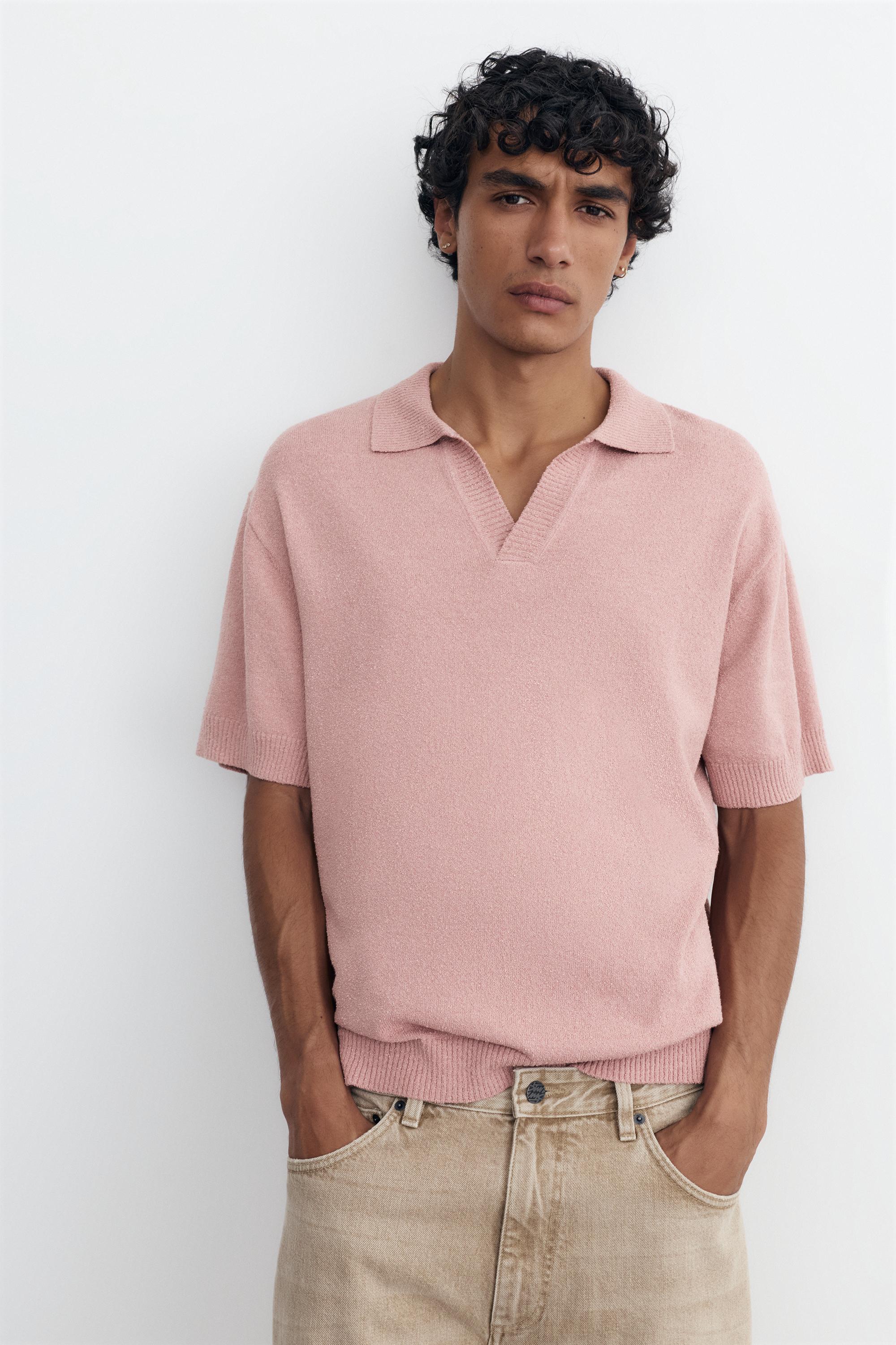Polo Com Textura De Terrycloth