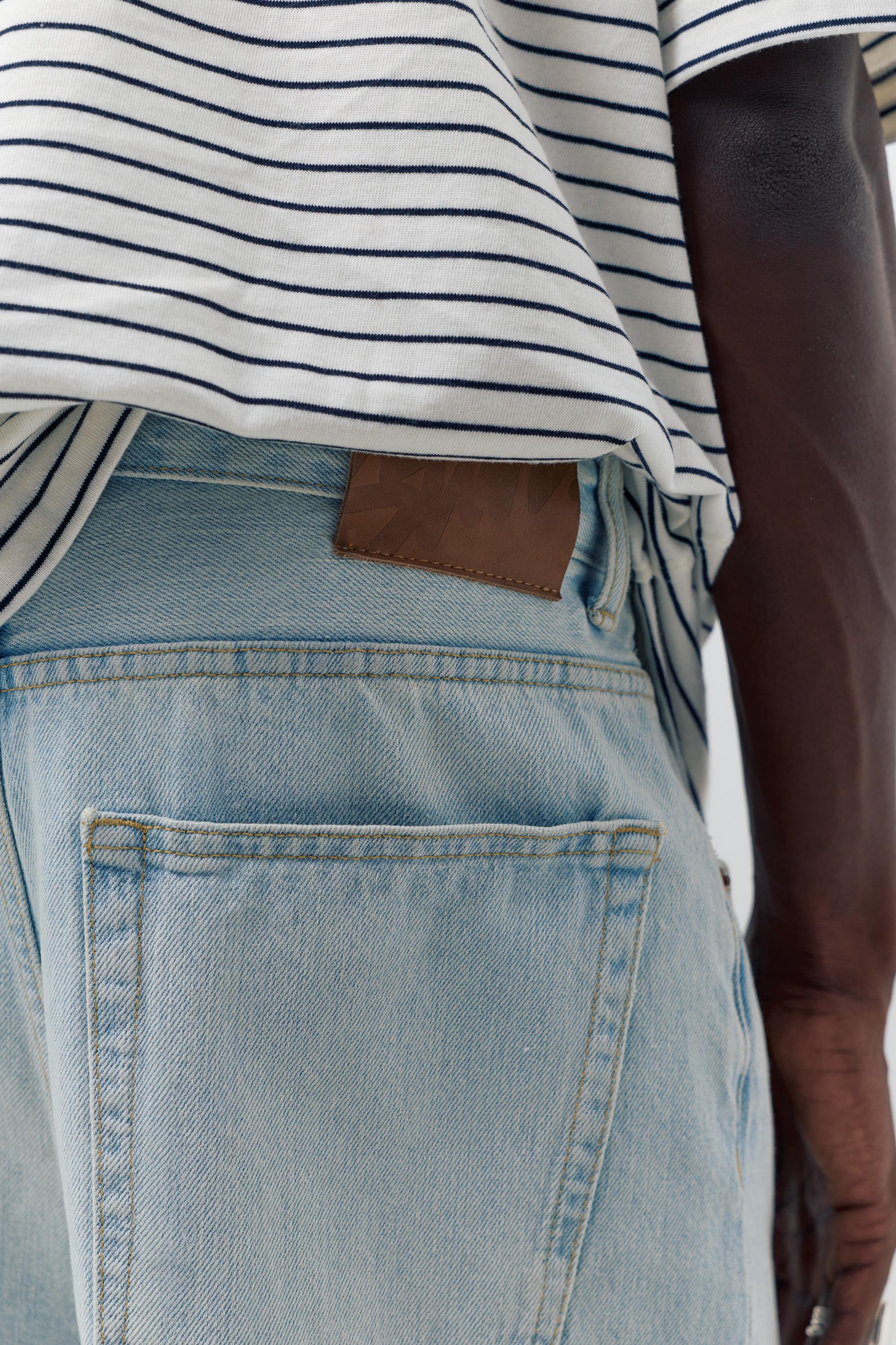 Relaxed fit baggy jeans — Pale indigo