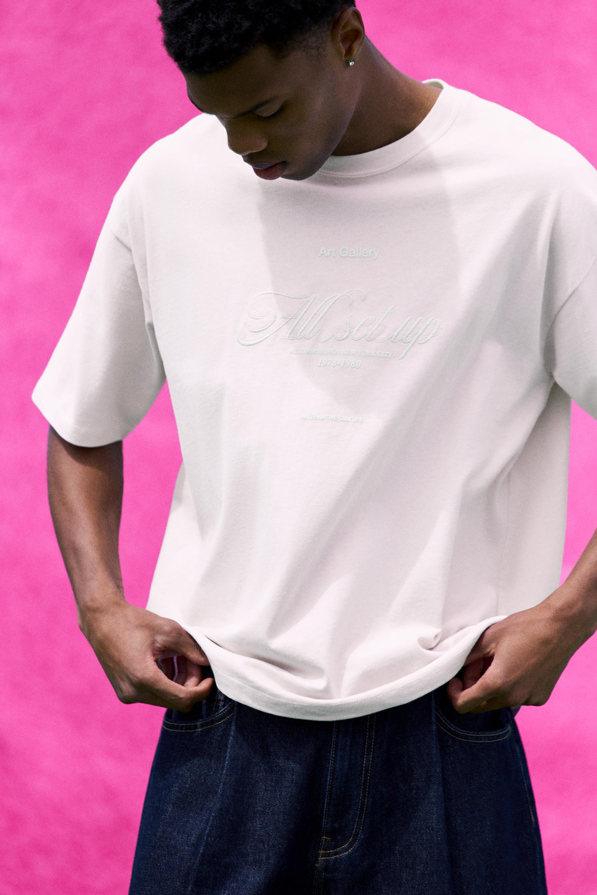 T-Shirt Relax Fit Con Grafica Williamsburg