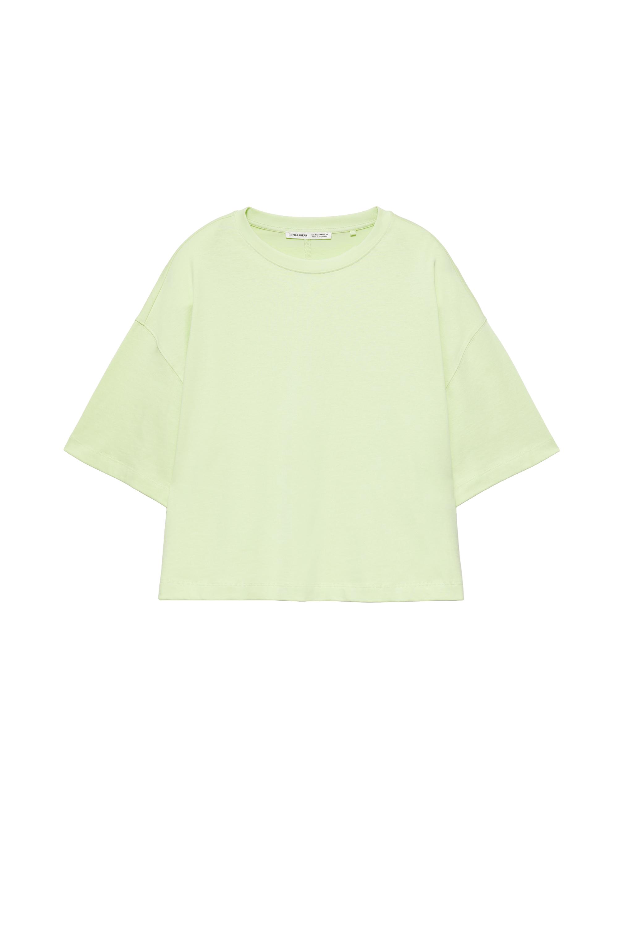Pull&Bear Boxy kesim kısa kollu tişört görsel 8