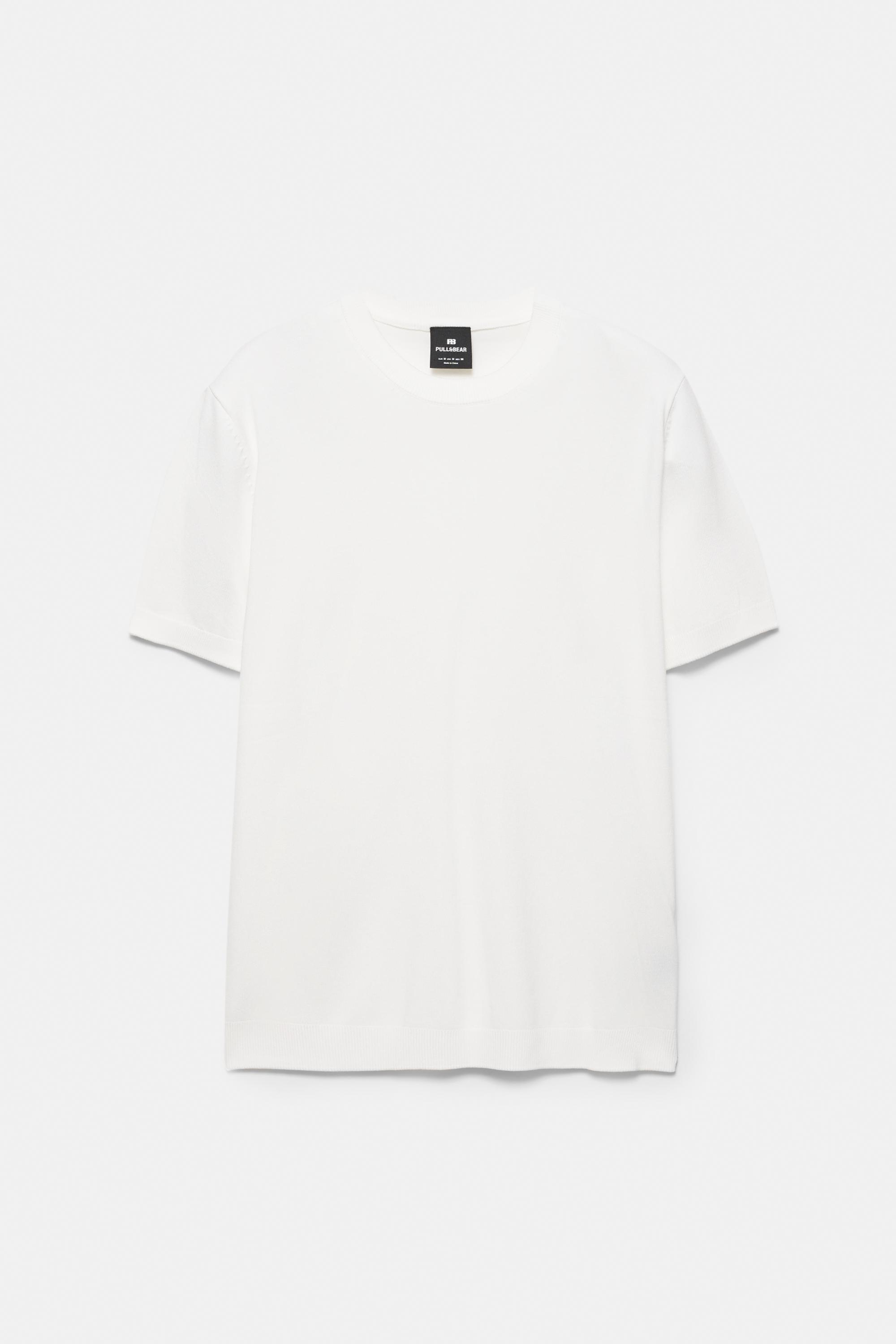 Short sleeve jumper — Off white