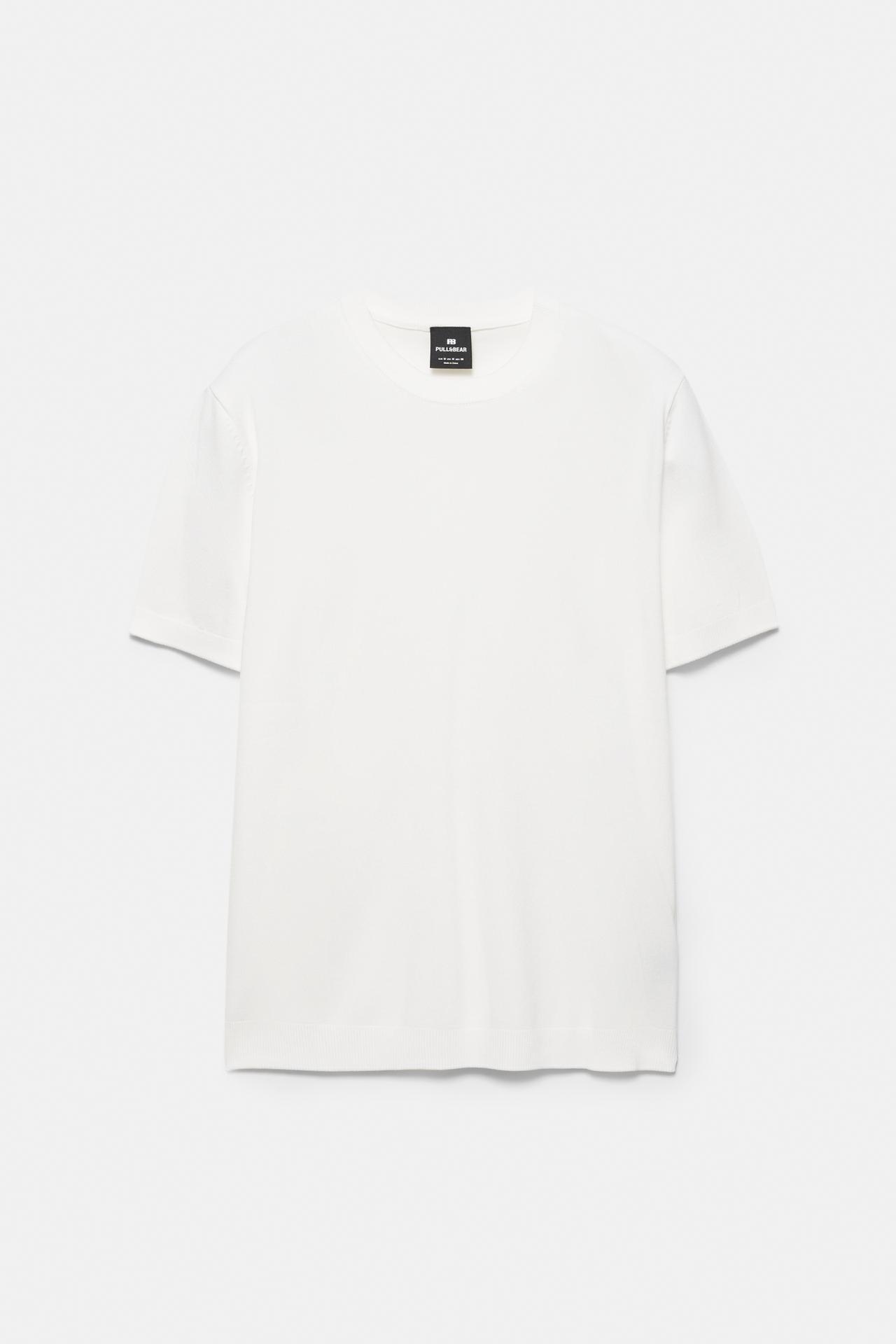 Short sleeve jumper — Off white