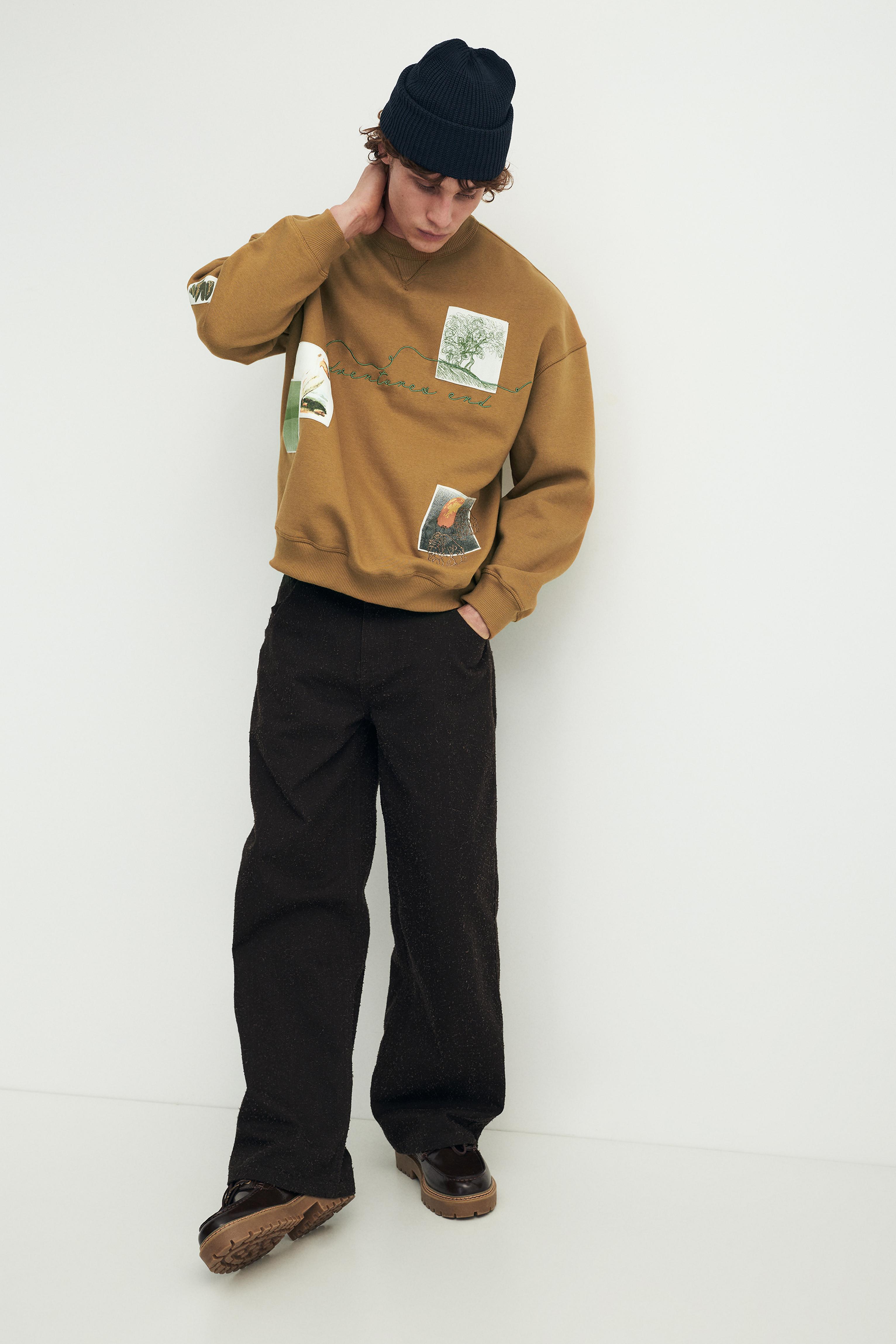 Patchwork sweatshirt - Pull&Bear United States