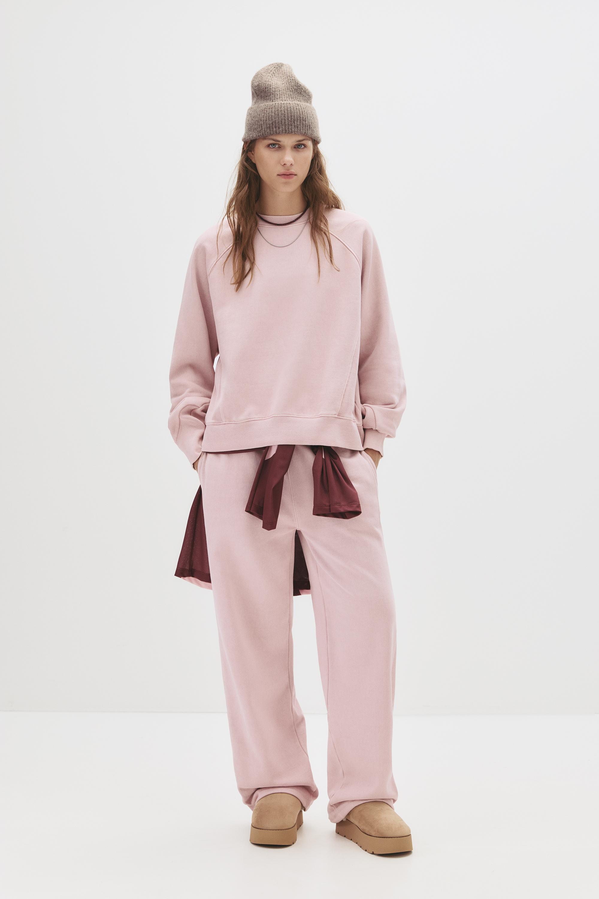 Trainingshose Mit Weitem Bein