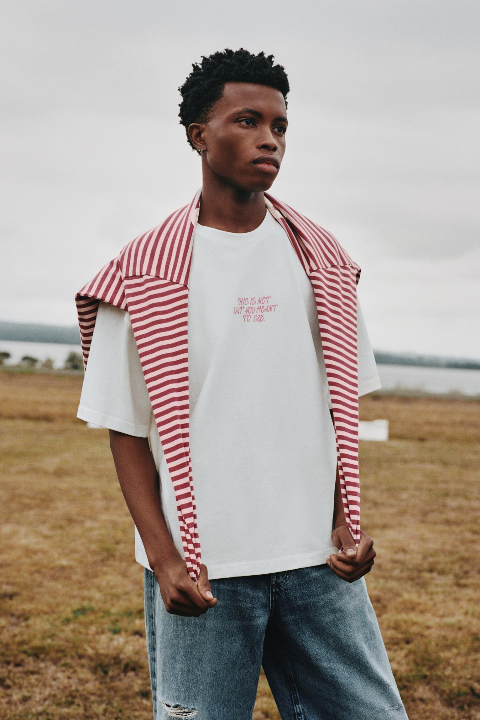 STWD graphic boxy T-shirt — White
