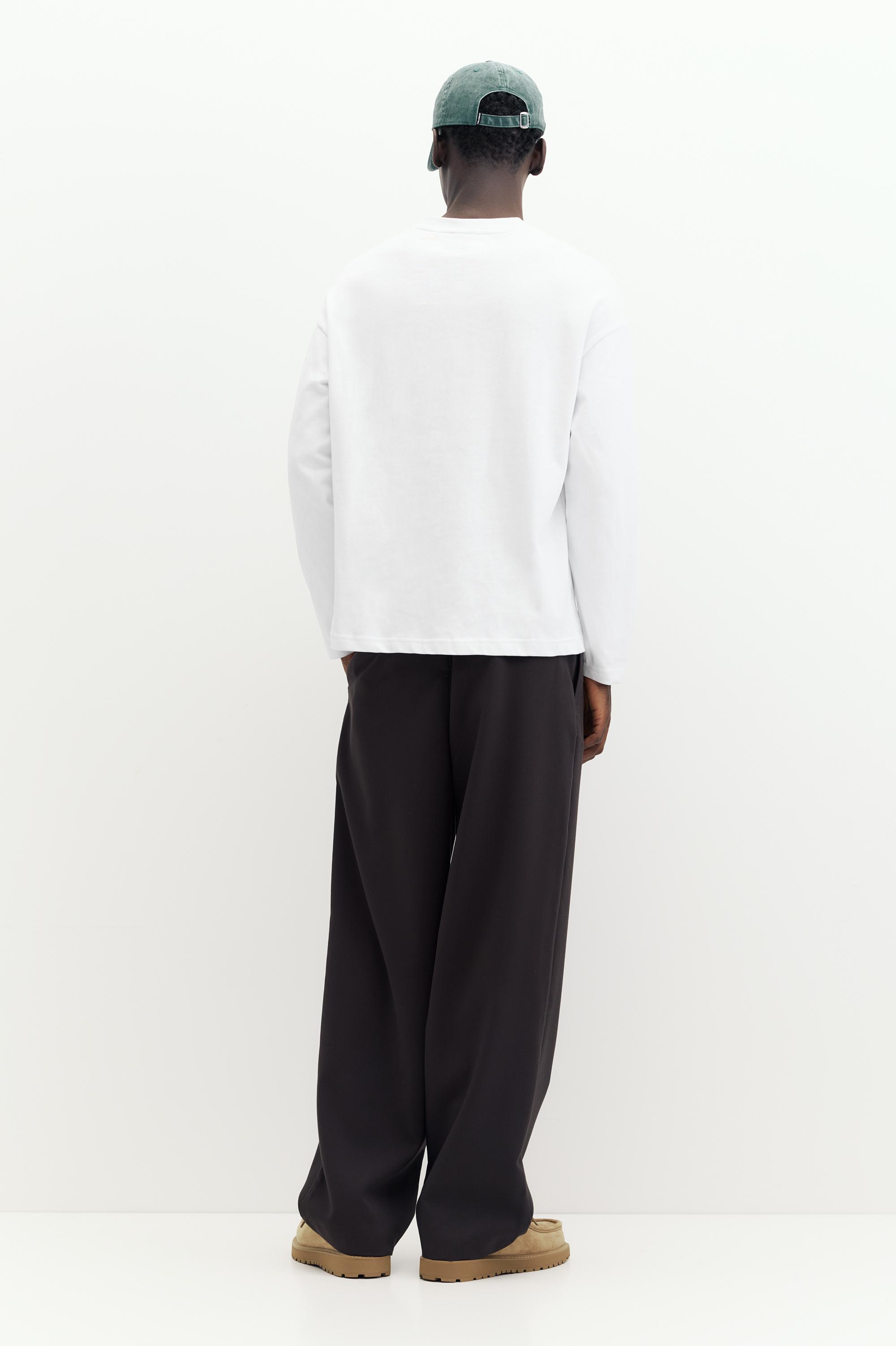 Heavy weight relaxed fit T-shirt — White