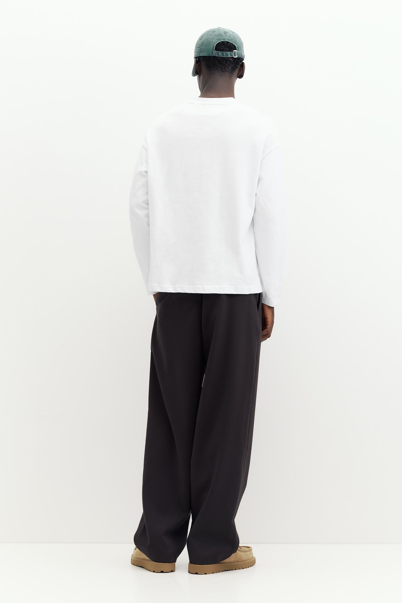 Heavy weight relaxed fit T-shirt — White