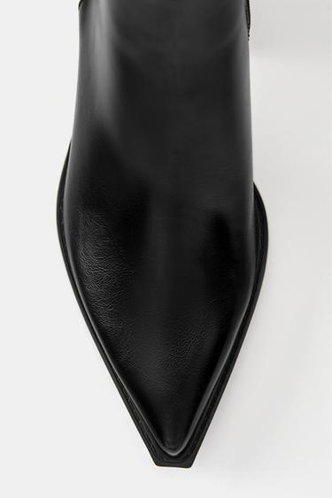 Block heel ankle boots — Black 4