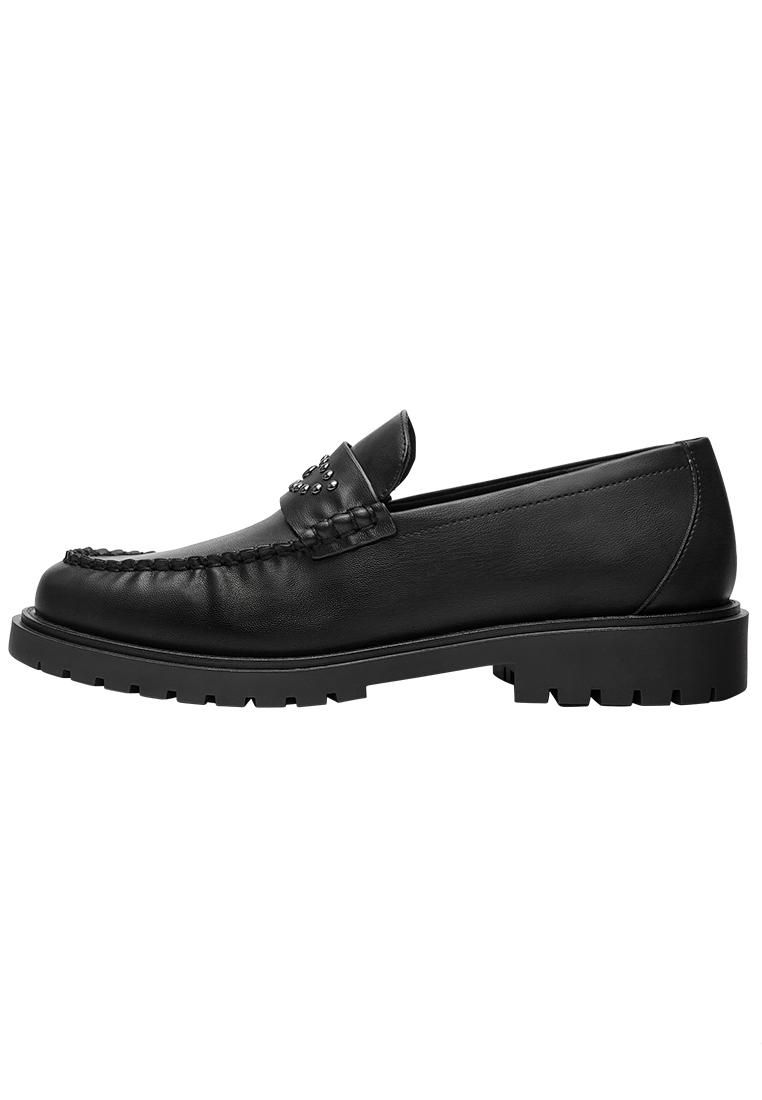 Studded loafers — Black