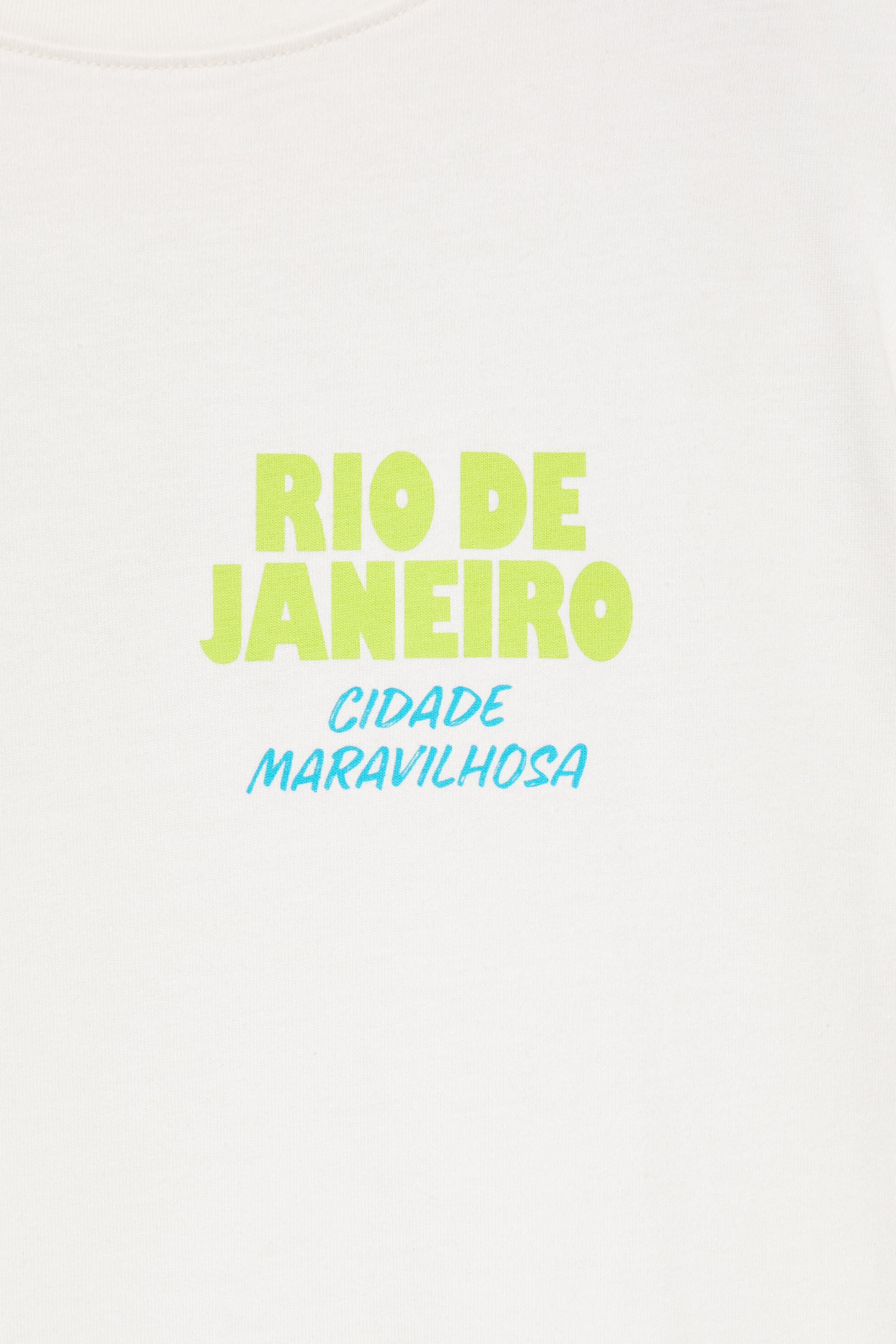 Rio de Janeiro graphic T-shirt — White