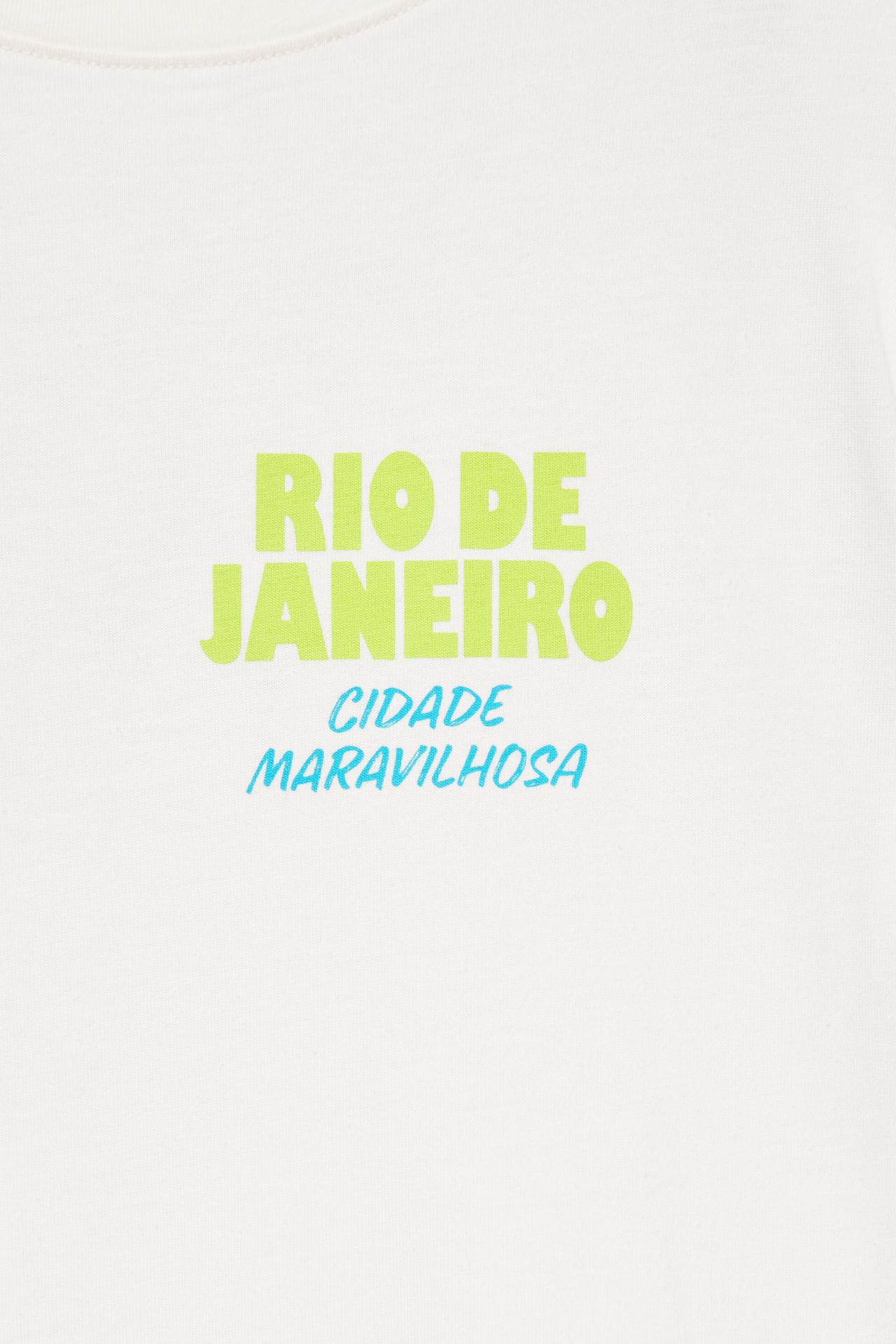 Rio de Janeiro graphic T-shirt — White