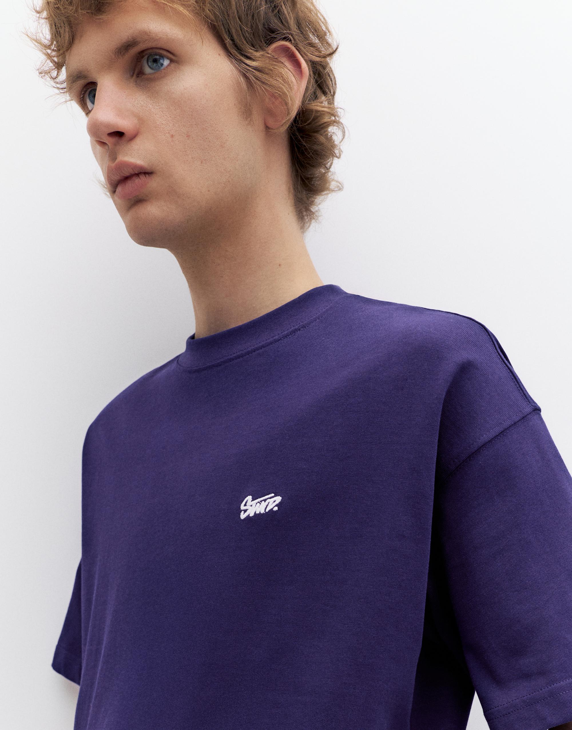 STWD logolu boxy tişört - Görsel 14