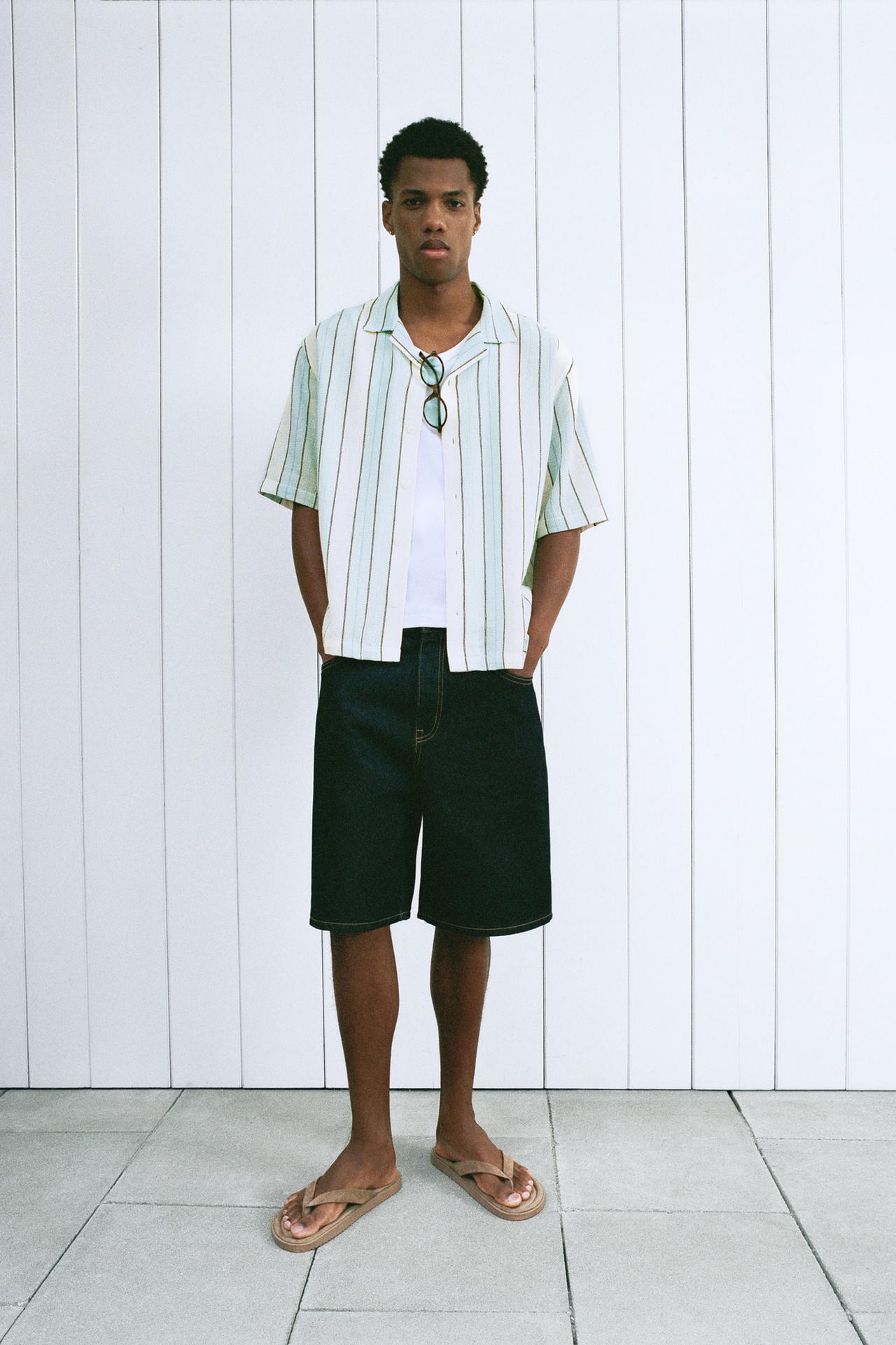Striped rustic shirt — Striped