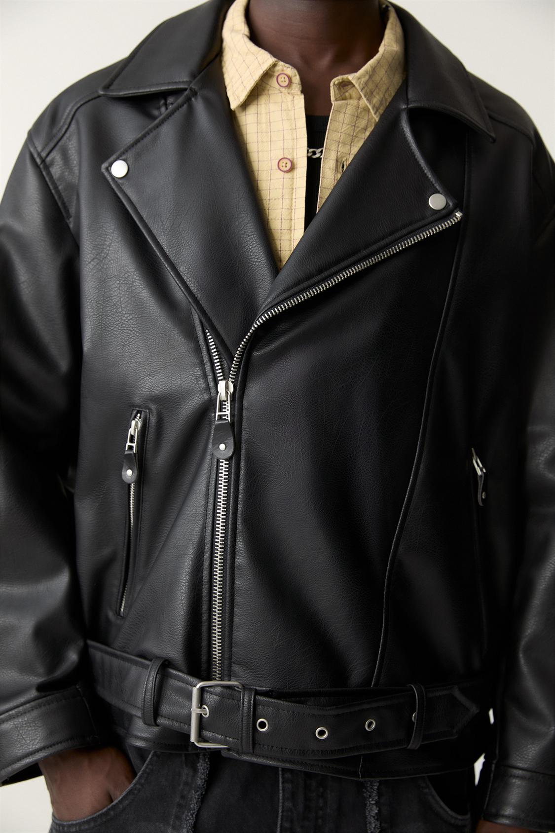 Giacche Gonna Di Pelle Pull And Bear Giacca Di Pelle Donna