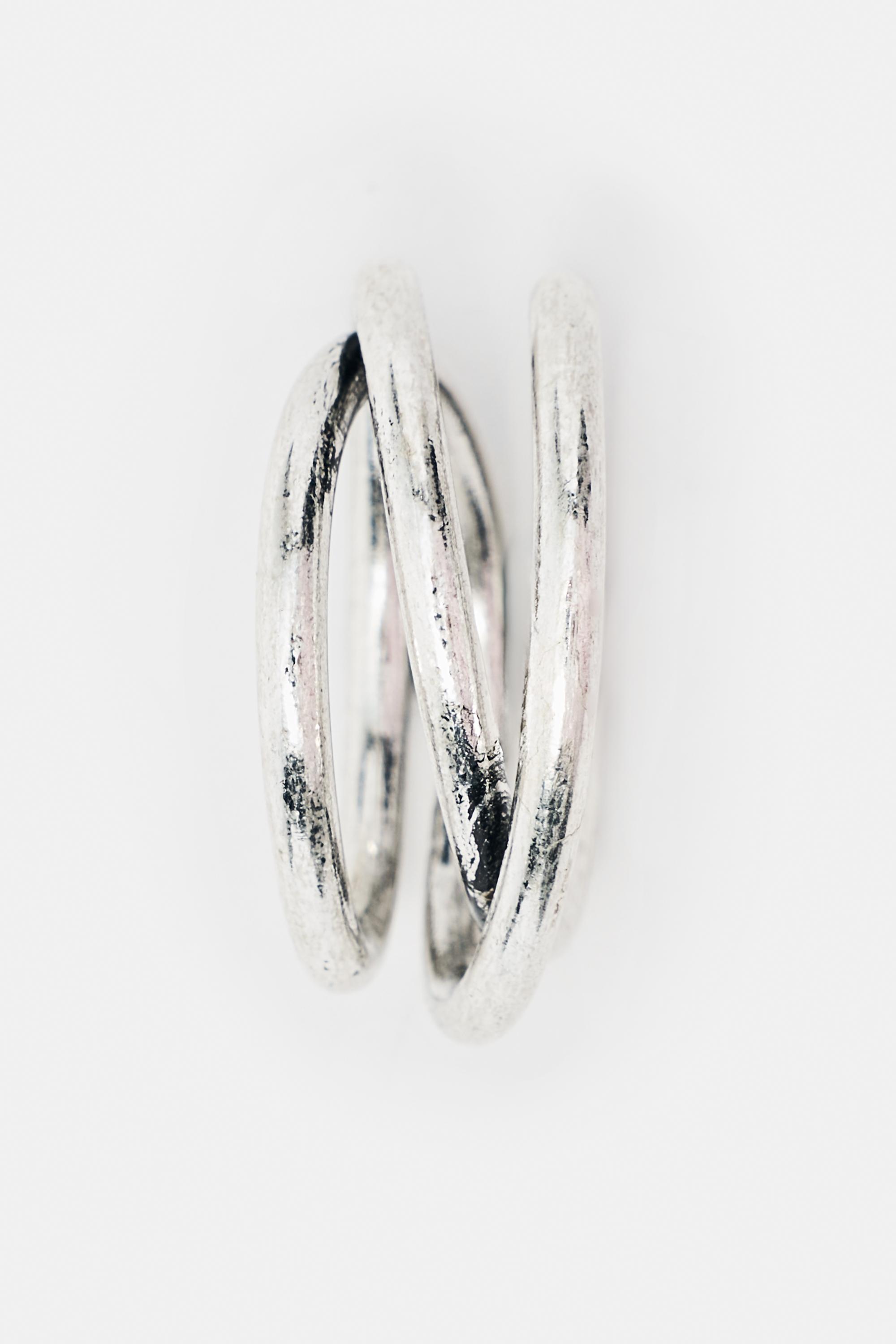 Stone ring pack — Silver