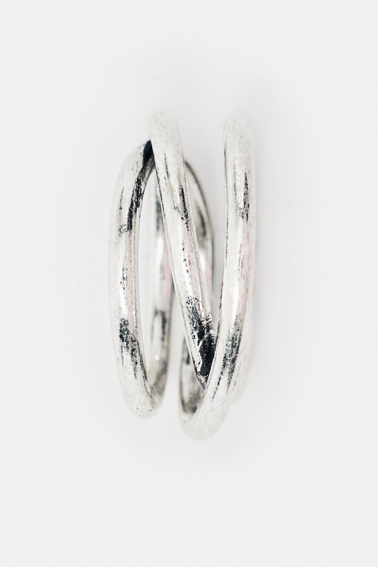 Stone ring pack — Silver