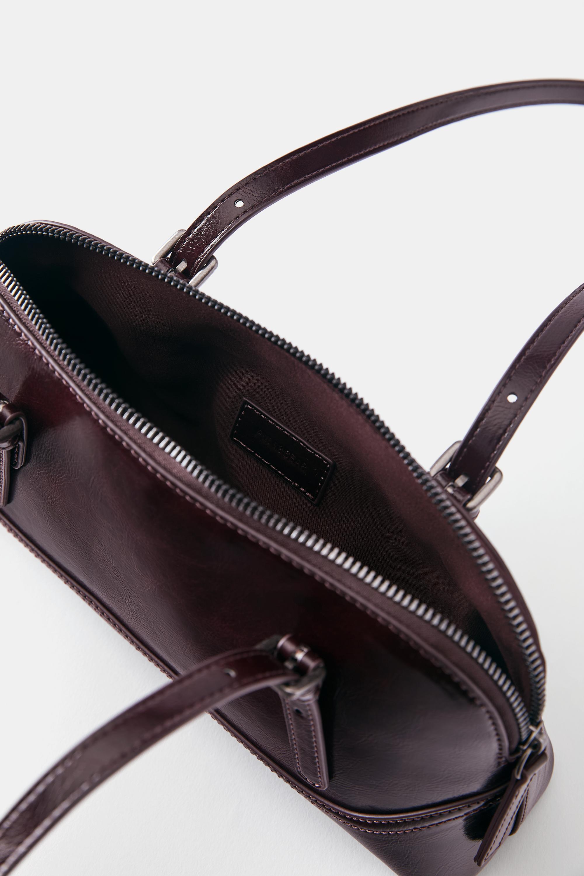 Bowling shoulder bag — Maroon
