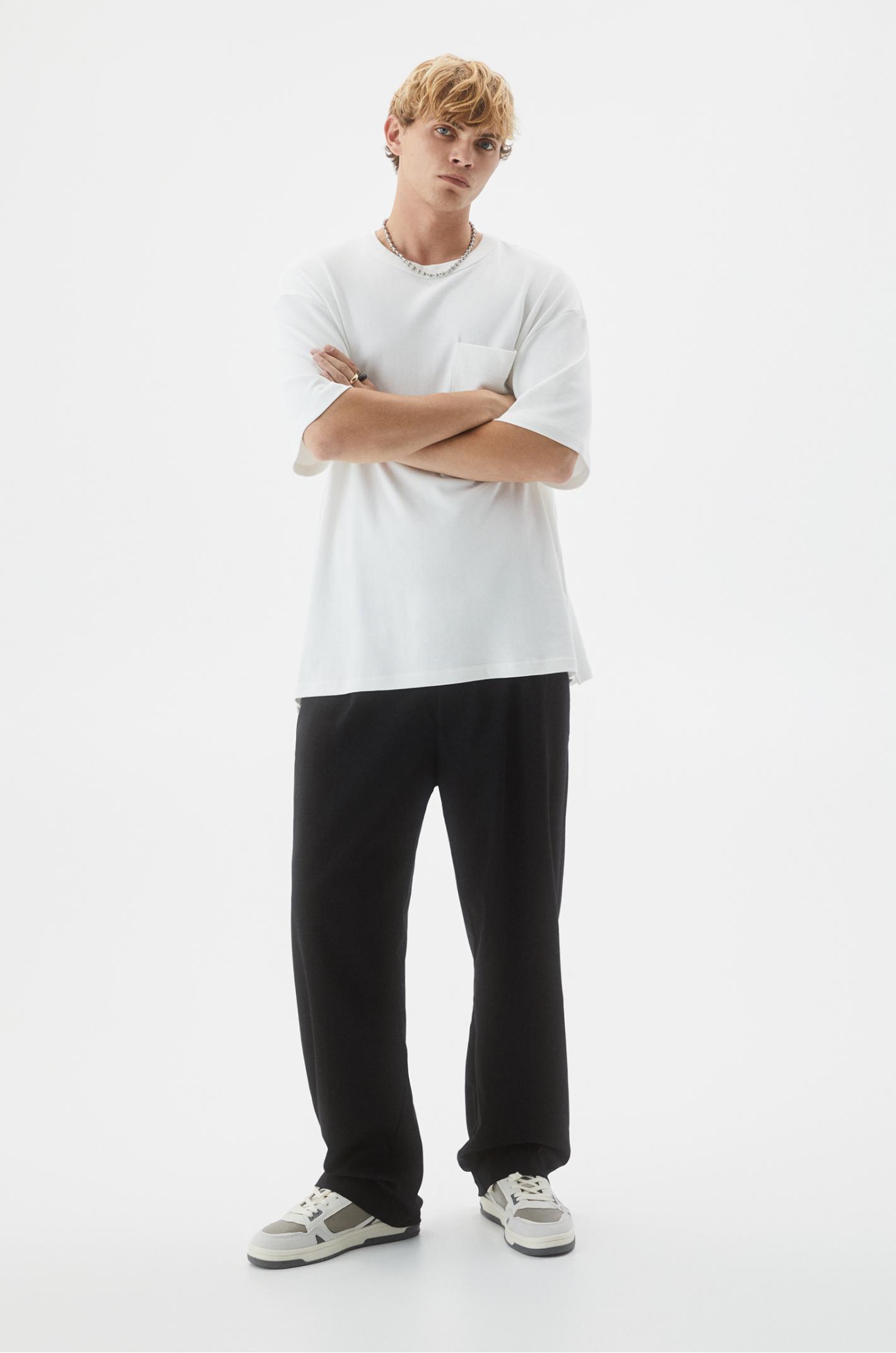 Tailored fit geniş paça pantolon - Görsel 66