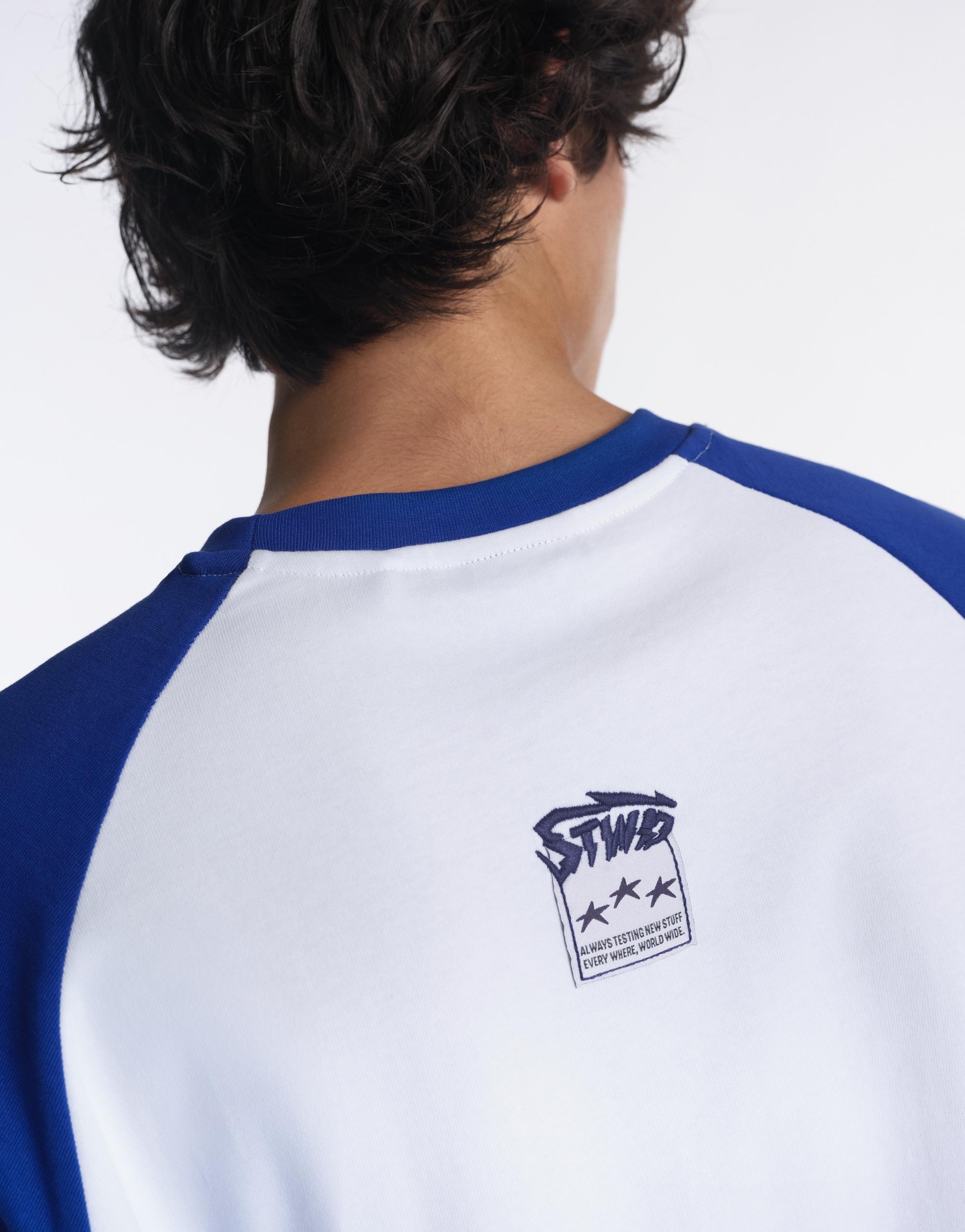 STWD raglan sleeve T-shirt — Deep blue