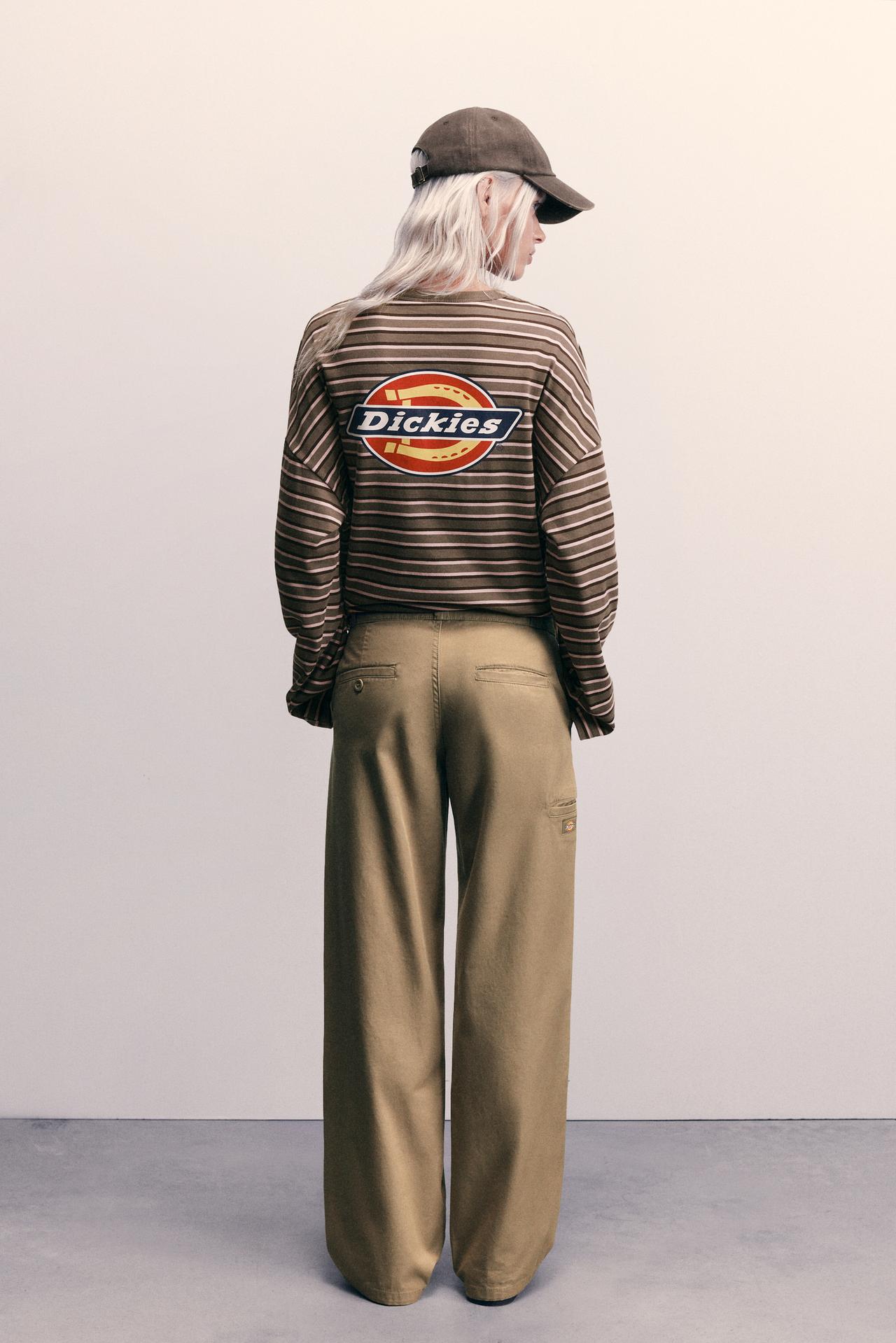 Dickies striped oversize T-shirt — Striped