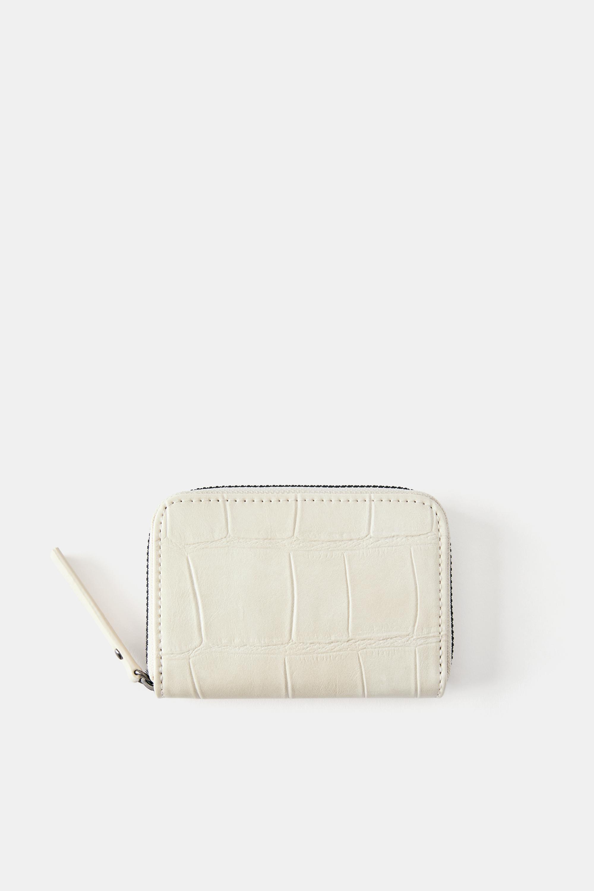 Textured purse — Ecru