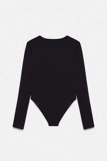 V-neck bodysuit — Black 6