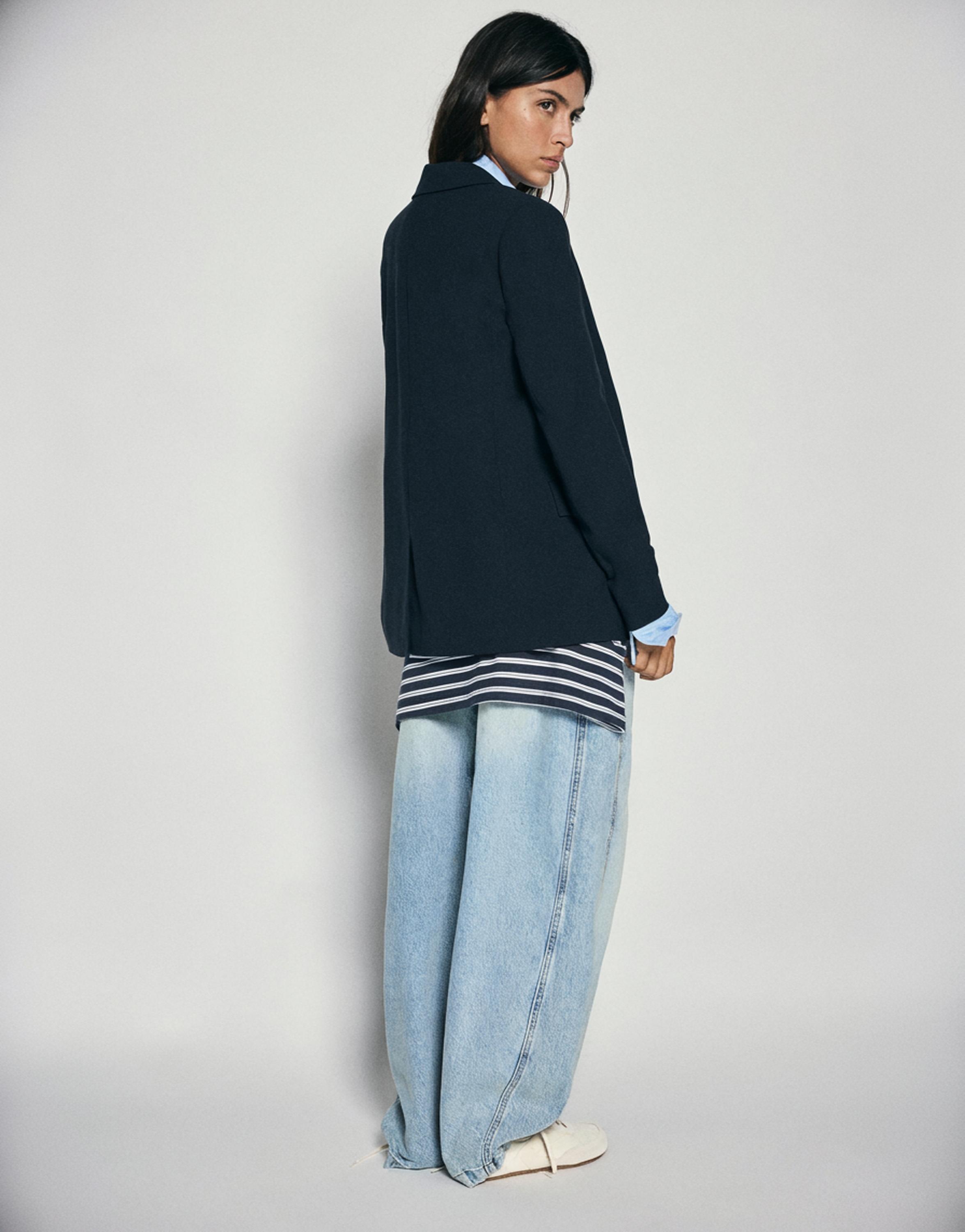 Pull&Bear BASIC blazer görsel 6