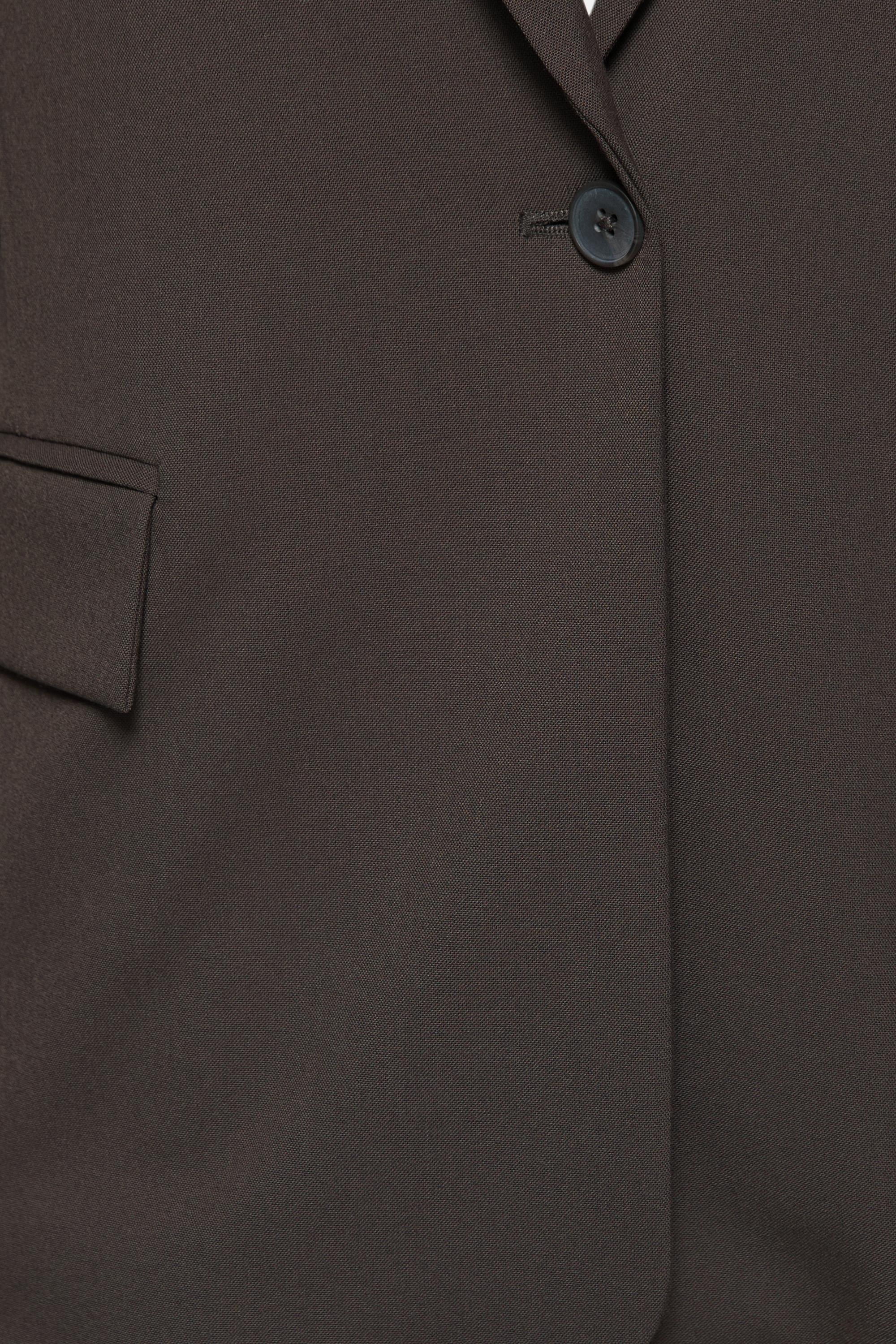 Basic blazer — Brown