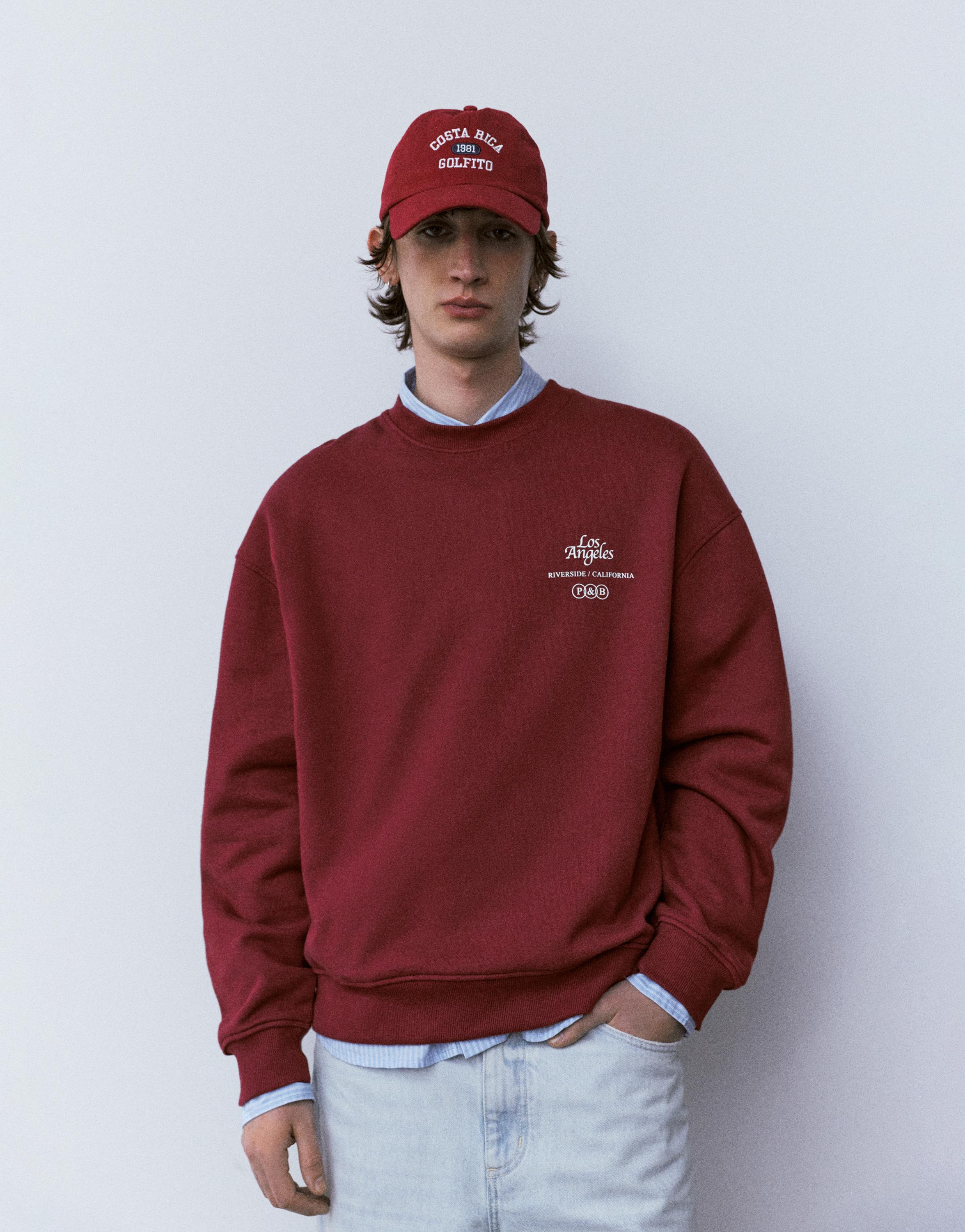 Bisiklet yaka sweatshirt - Görsel 12