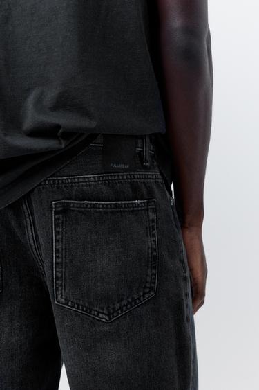 Standard denim Bermuda shorts — Faded black 5