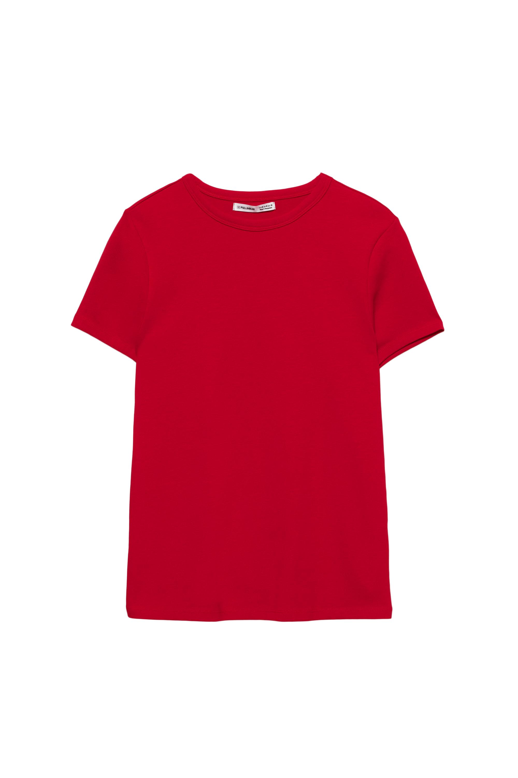 Short sleeve fitted tişört - Görsel 20