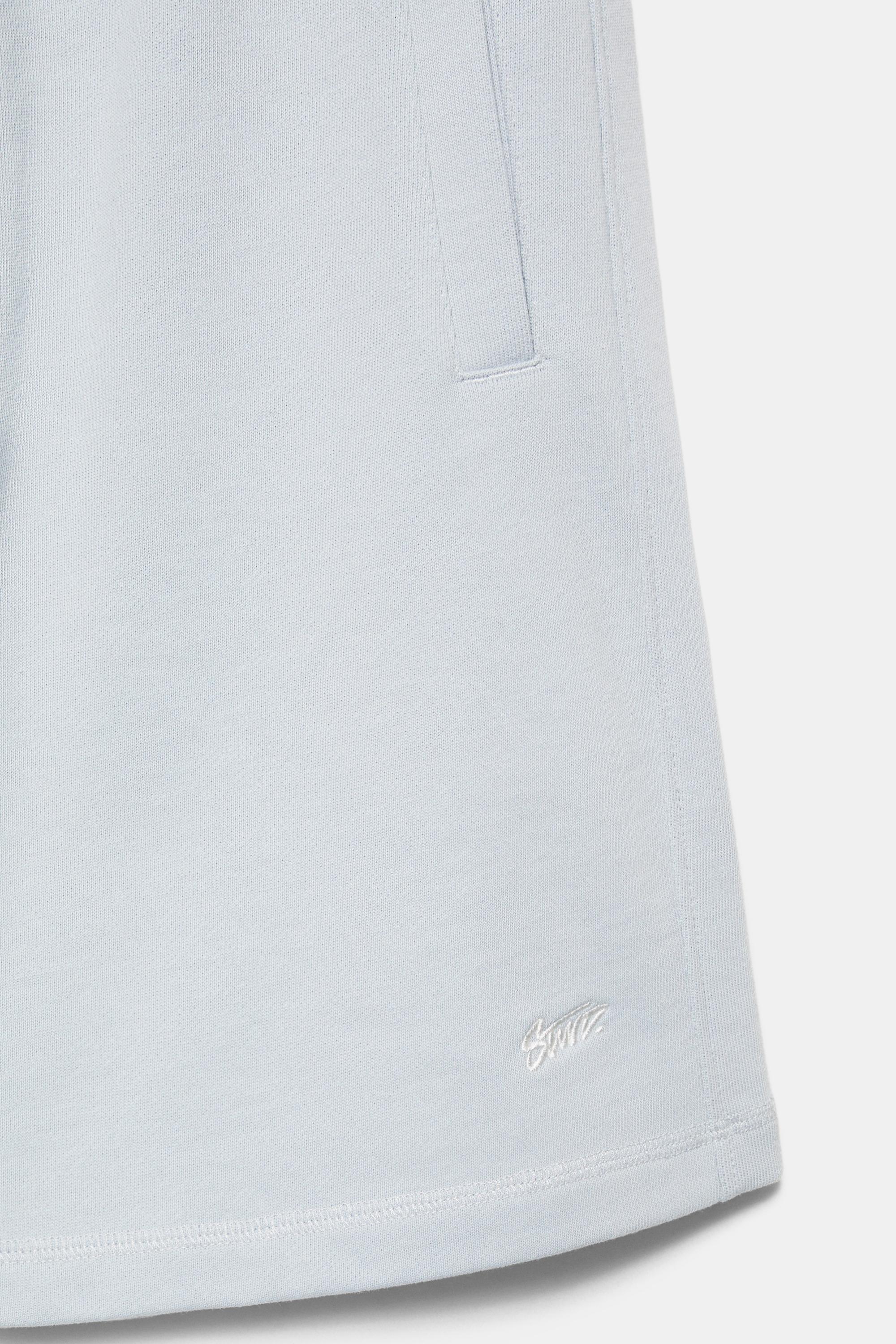 Logolu jogger bermuda şort - Görsel 125