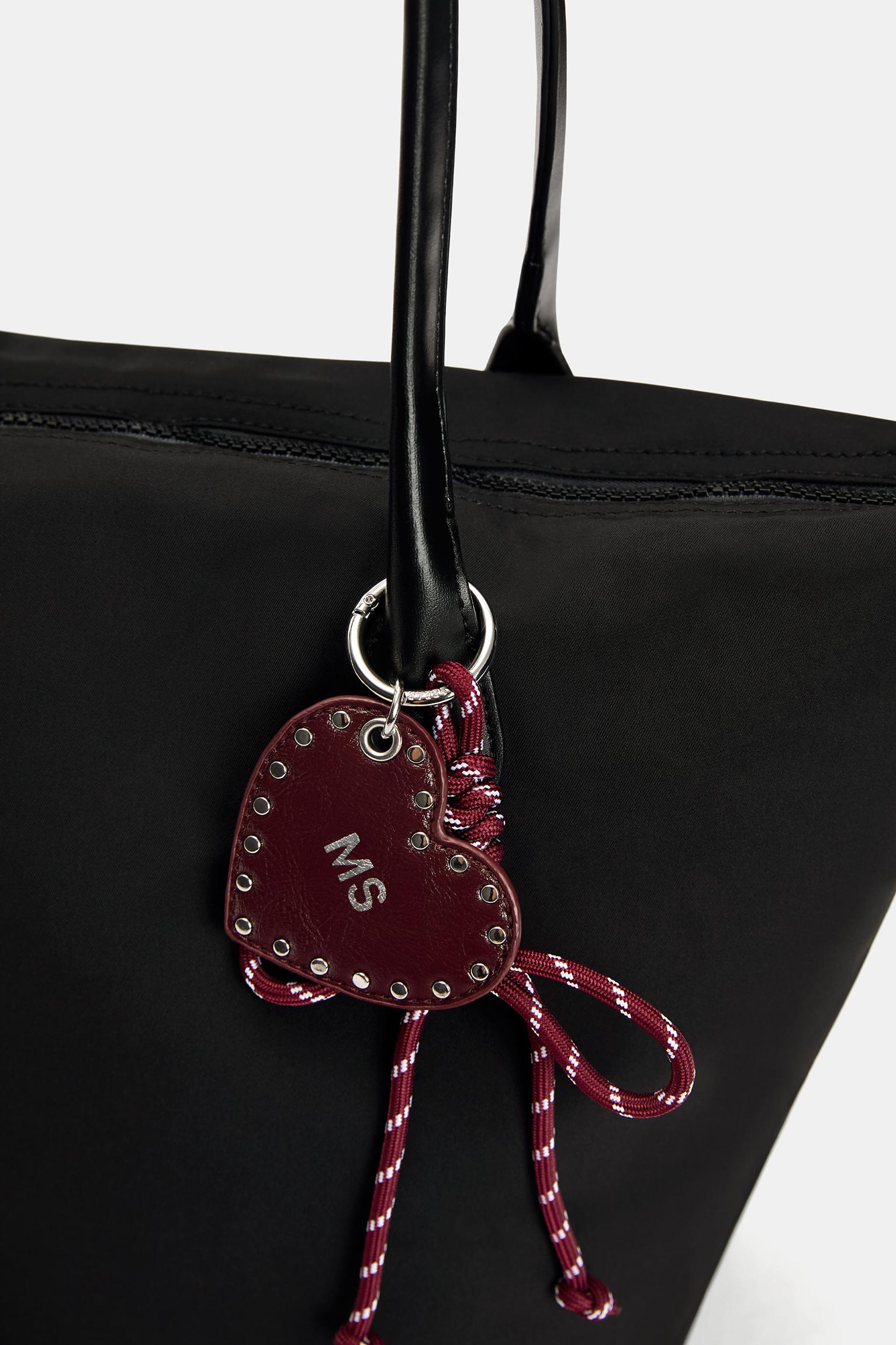 Süslemeli naylon shopper çanta - Görsel 13