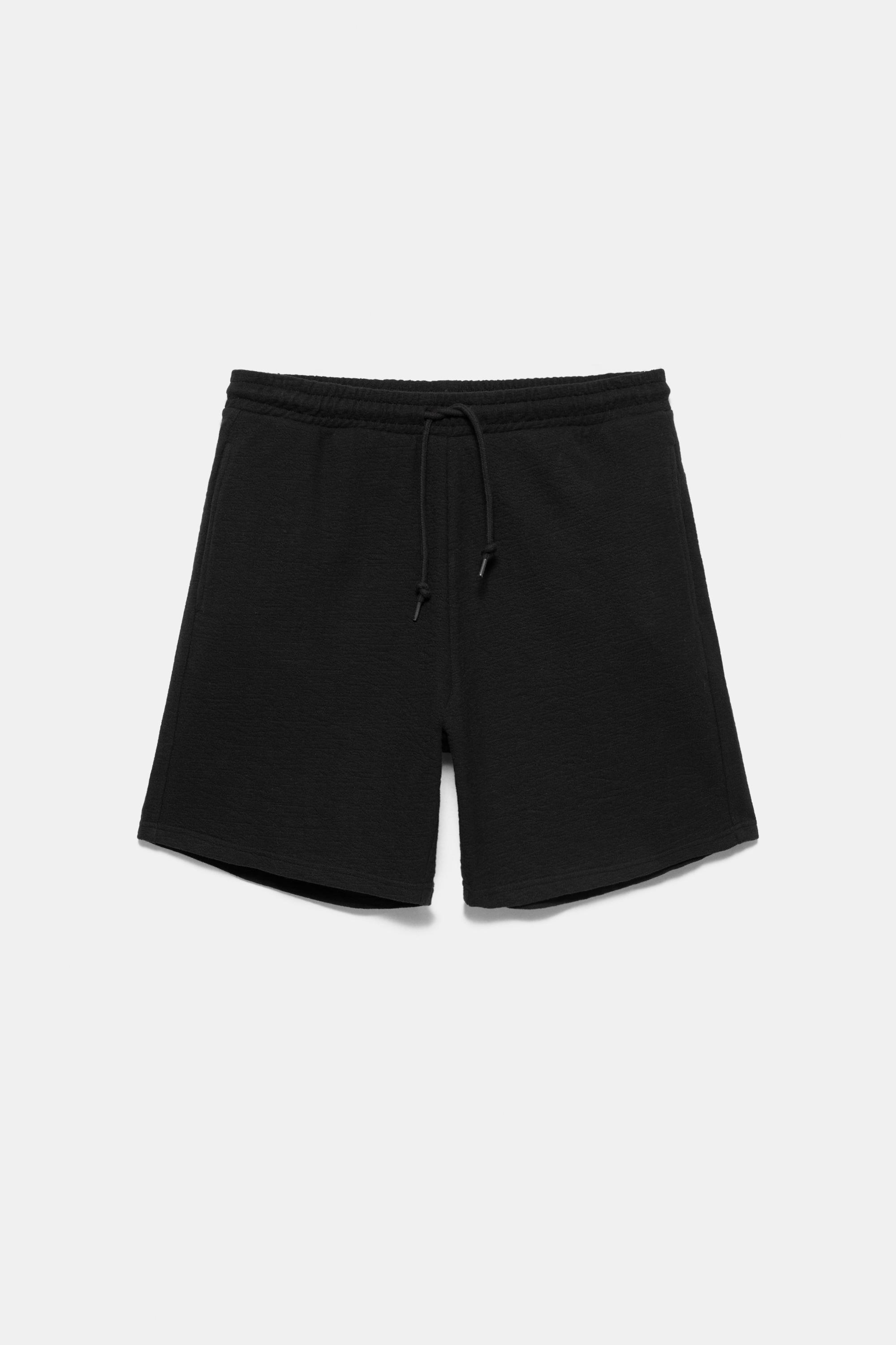 Kumaş dokulu jogger bermuda