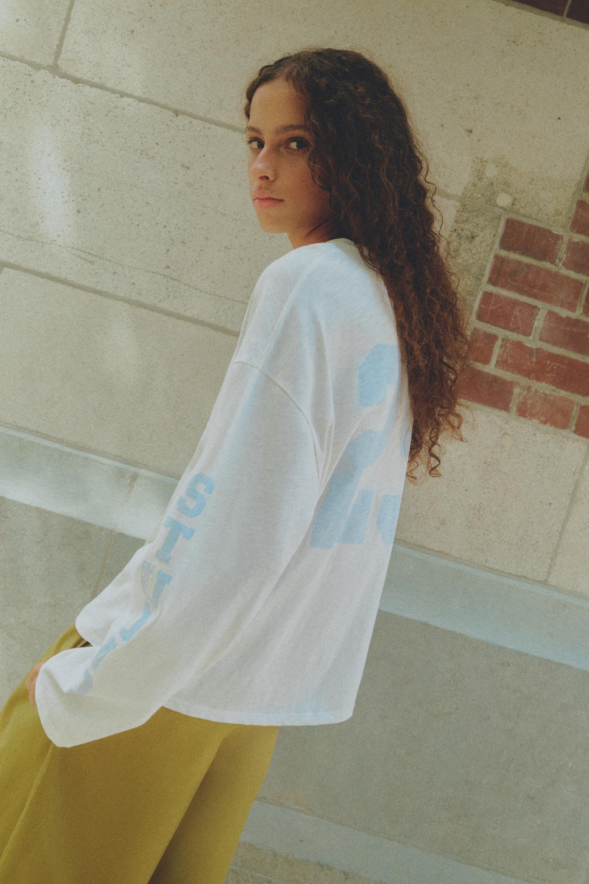 Regular fit graphic T-shirt — White