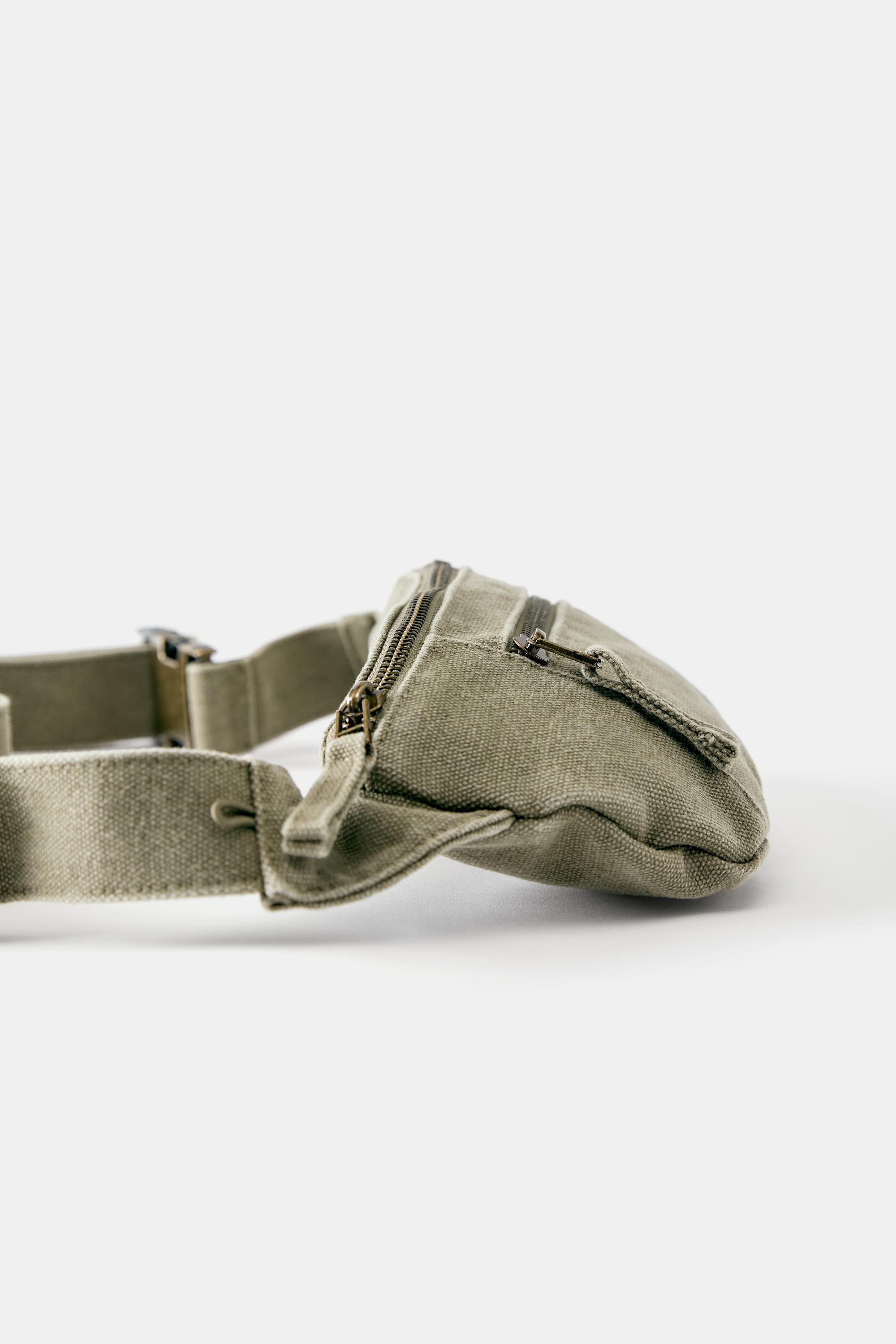 Canvas belt bag — Khaki