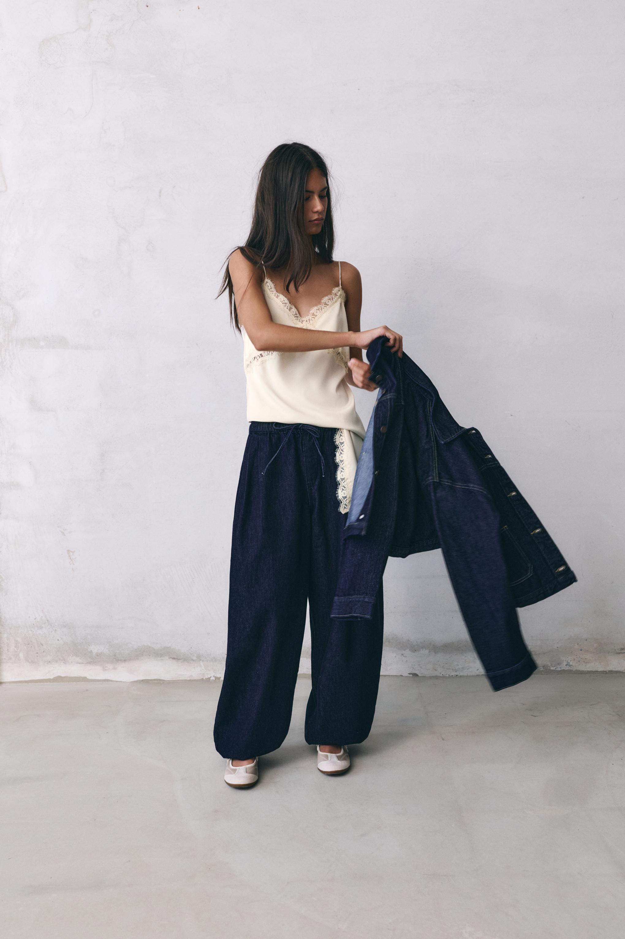 Jeans Pantaloni Da Gaucho