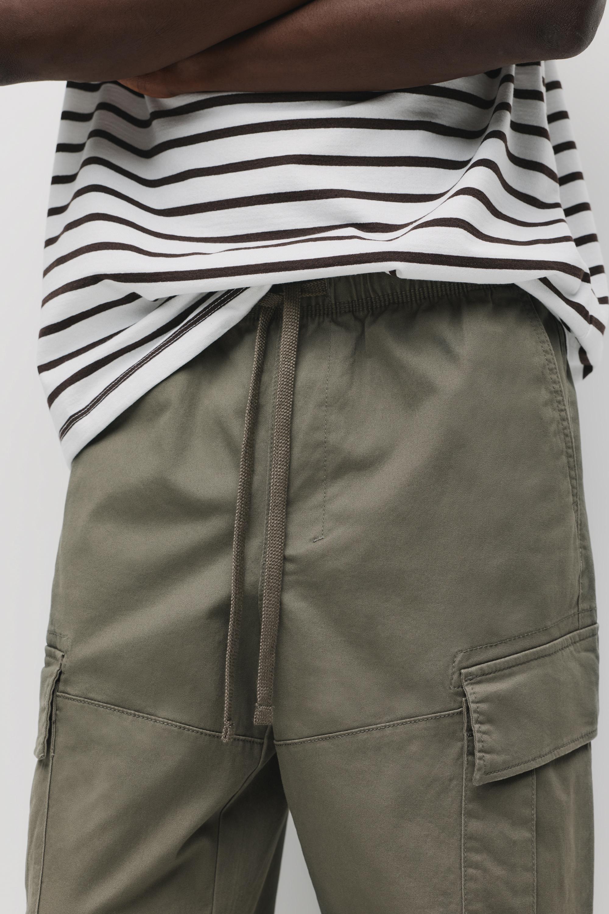 Cargo jogger trousers — Khaki
