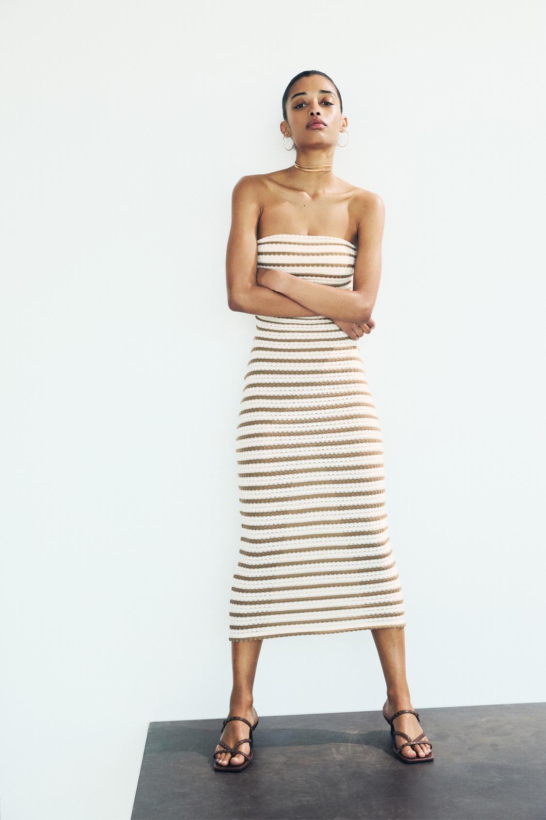 Vestido Clasico Outfit Vestido Rayas Blanco Y Negro Vestido Rayas