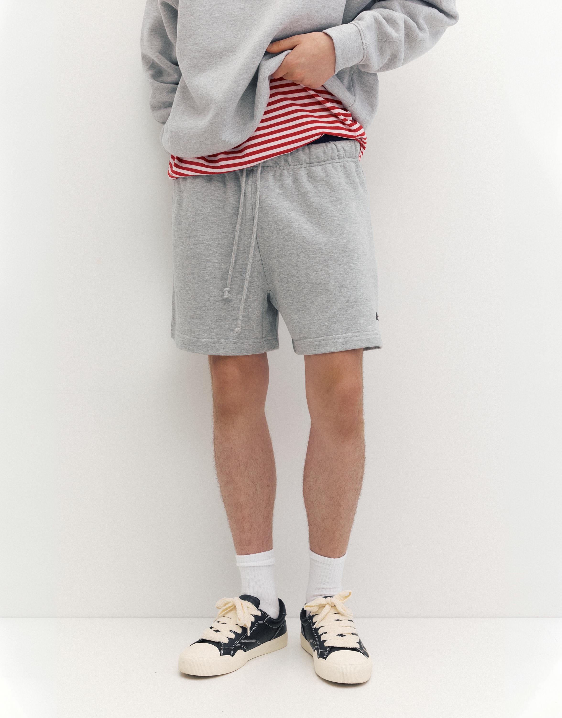 STWD jogger Bermuda shorts — Grey marl