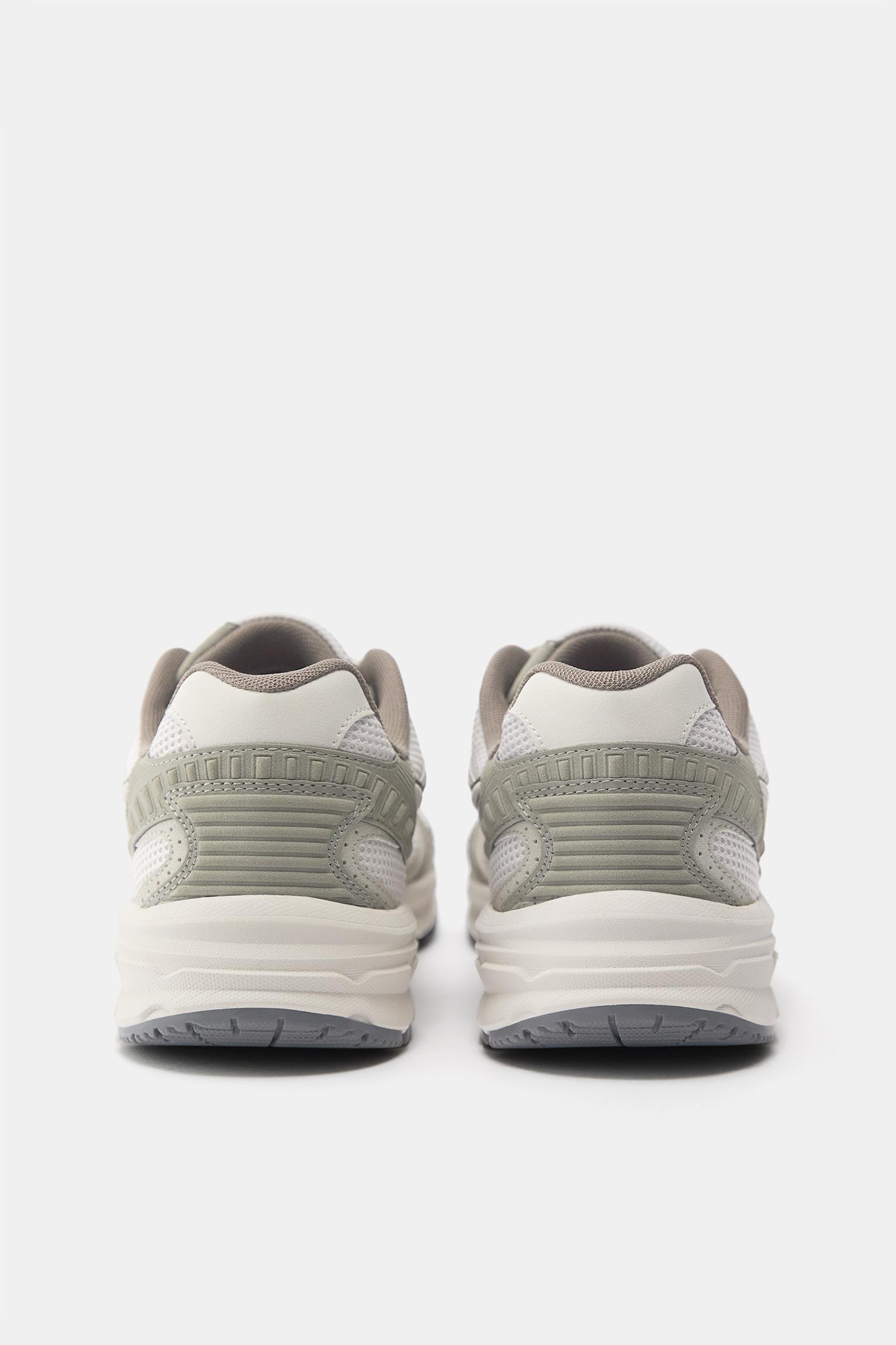 Multi-piece trainers — Ecru