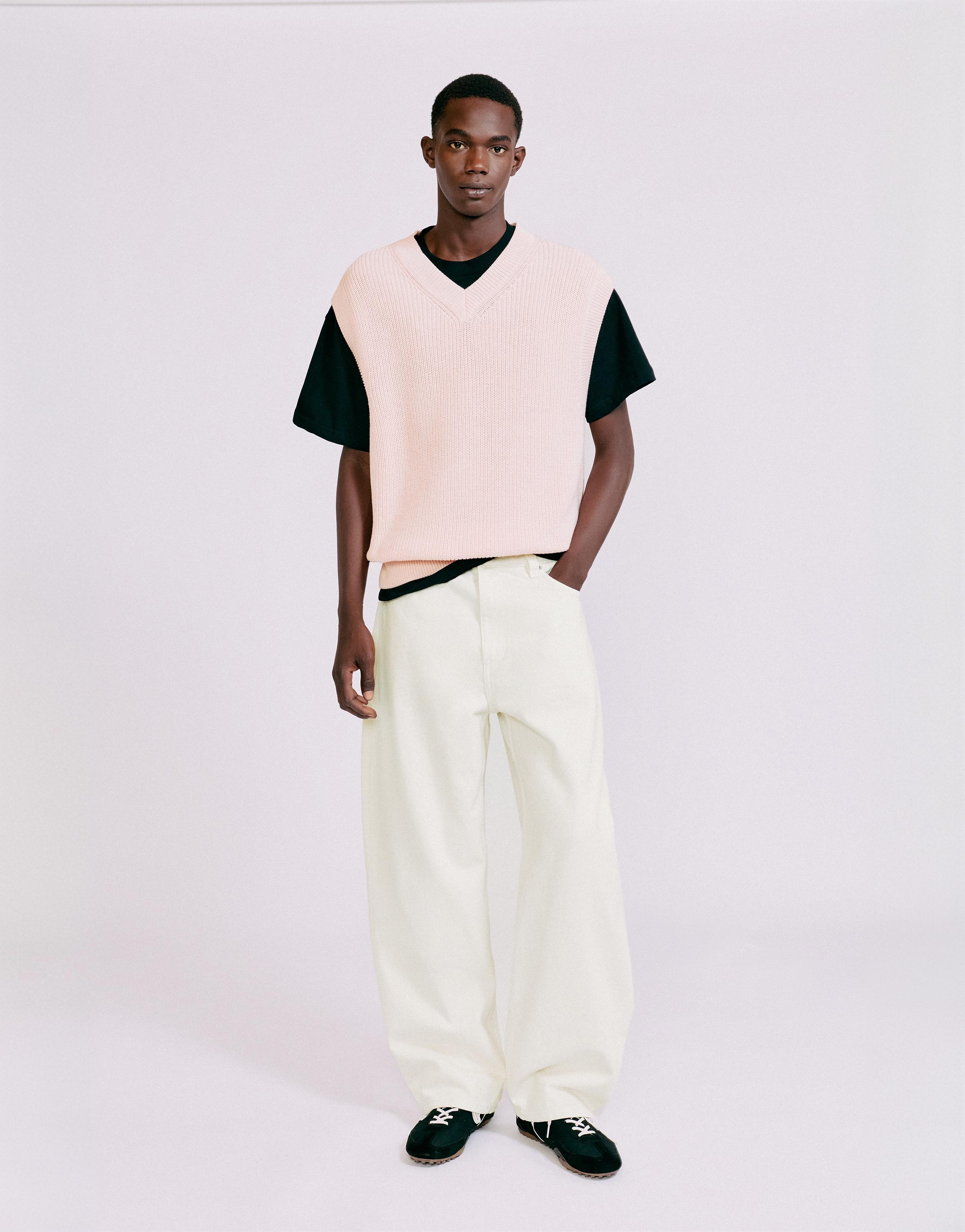 Baggy balloon jeans — White