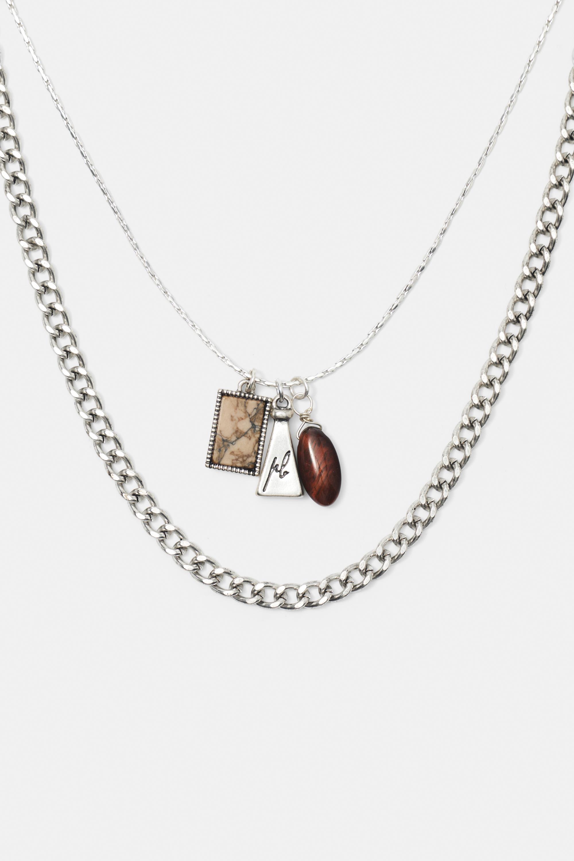 Pack collares cadena colgantes